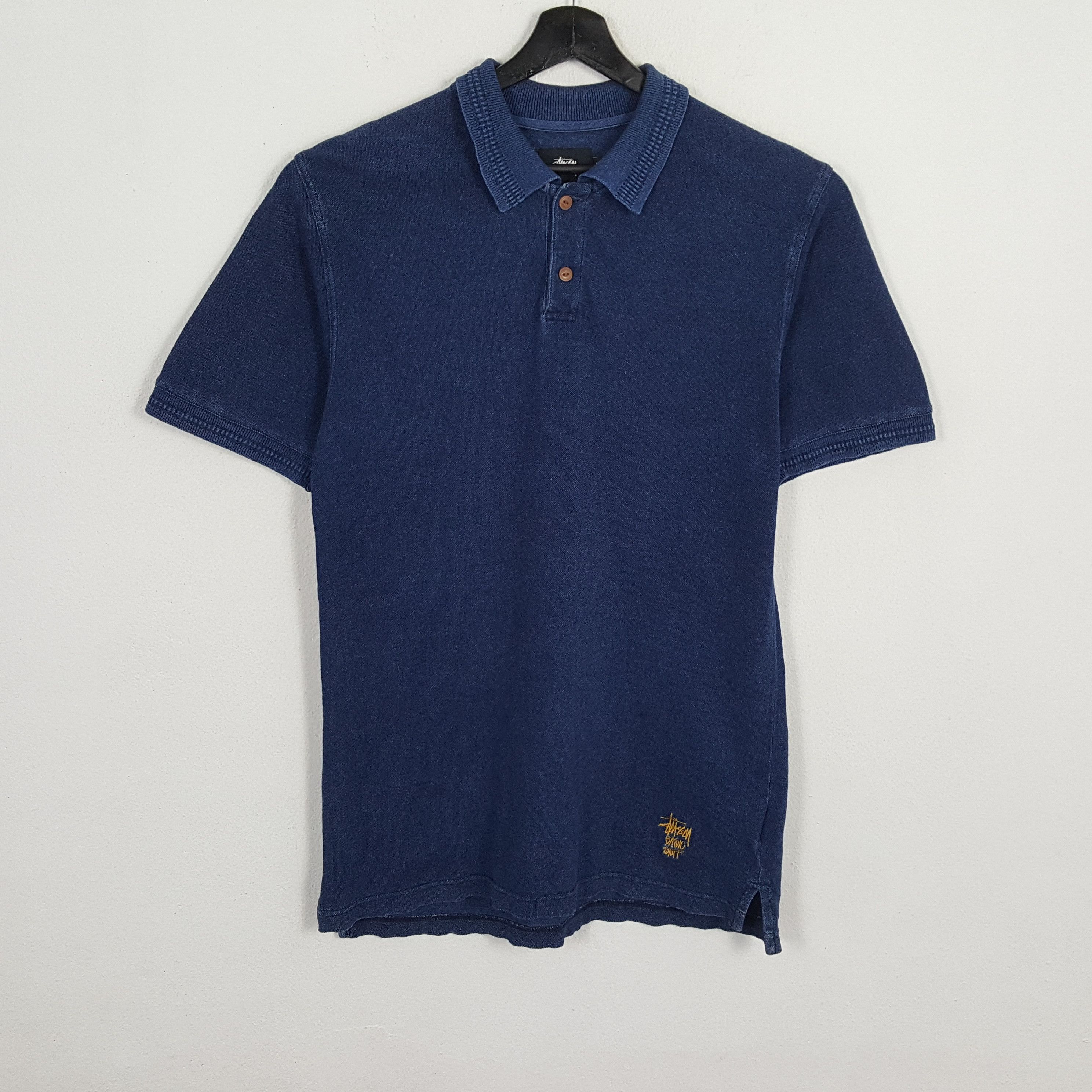 Stussy × Vintage STUSSY Streetwear Style Custom Logo Casual Formal Polos Size US M / EU 48-50 / 2 - 3 Thumbnail