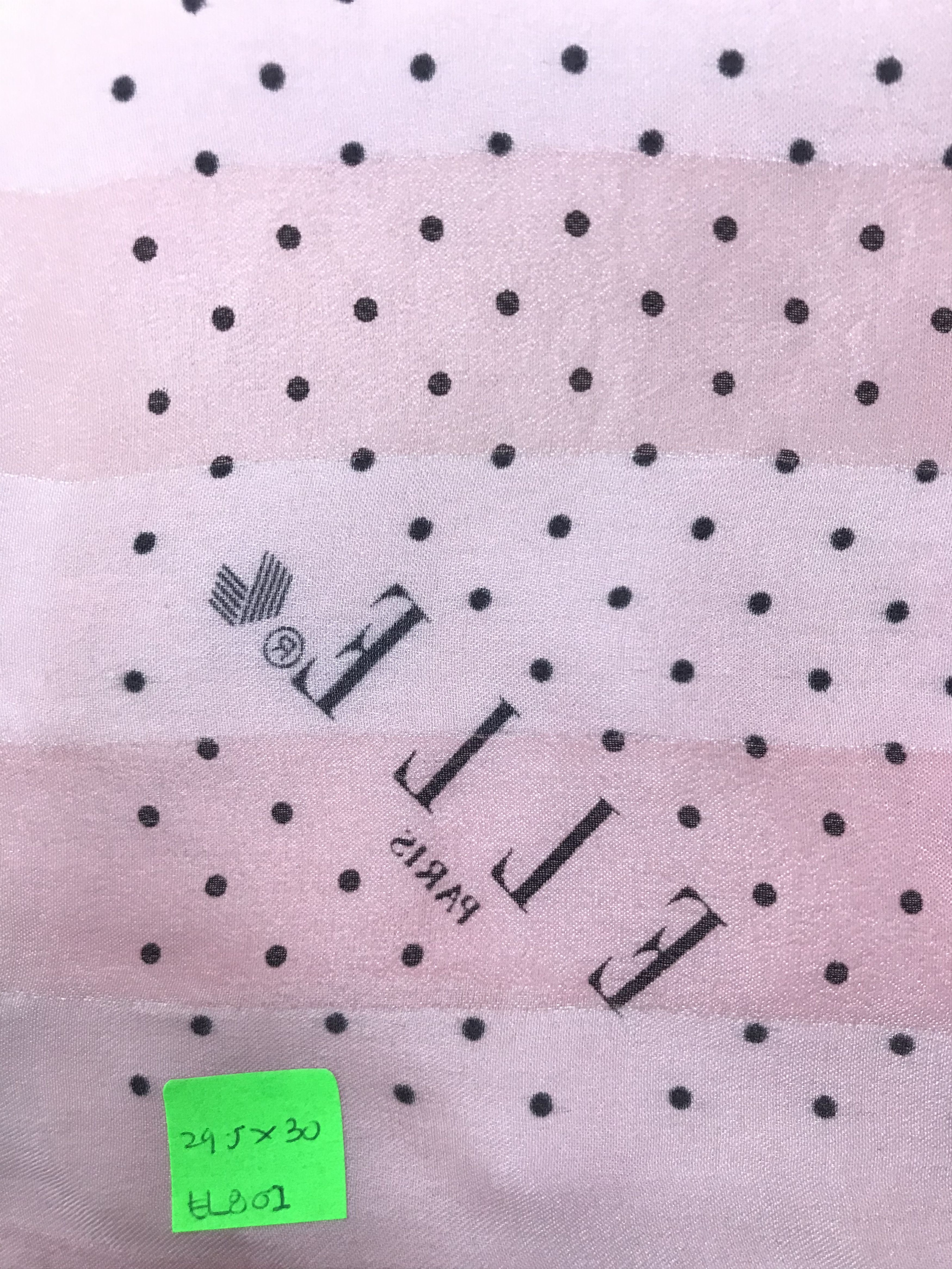 Designer × Other EL802 Elle Polkadots Silk Scarf Size ONE SIZE - 9 Thumbnail