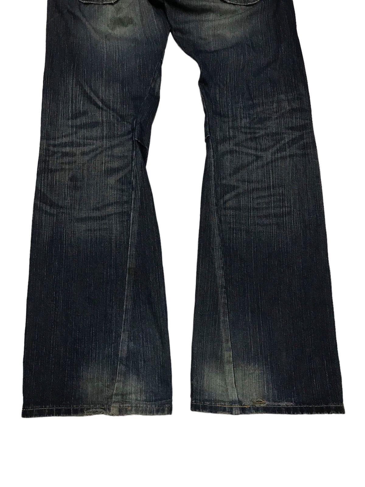 Hysteric Glamour × If Six Was Nine Extra Flared⚡Edwin 3D Front Pocket Distressed Denim Pants Size US 32 / EU 48 - 15 Thumbnail
