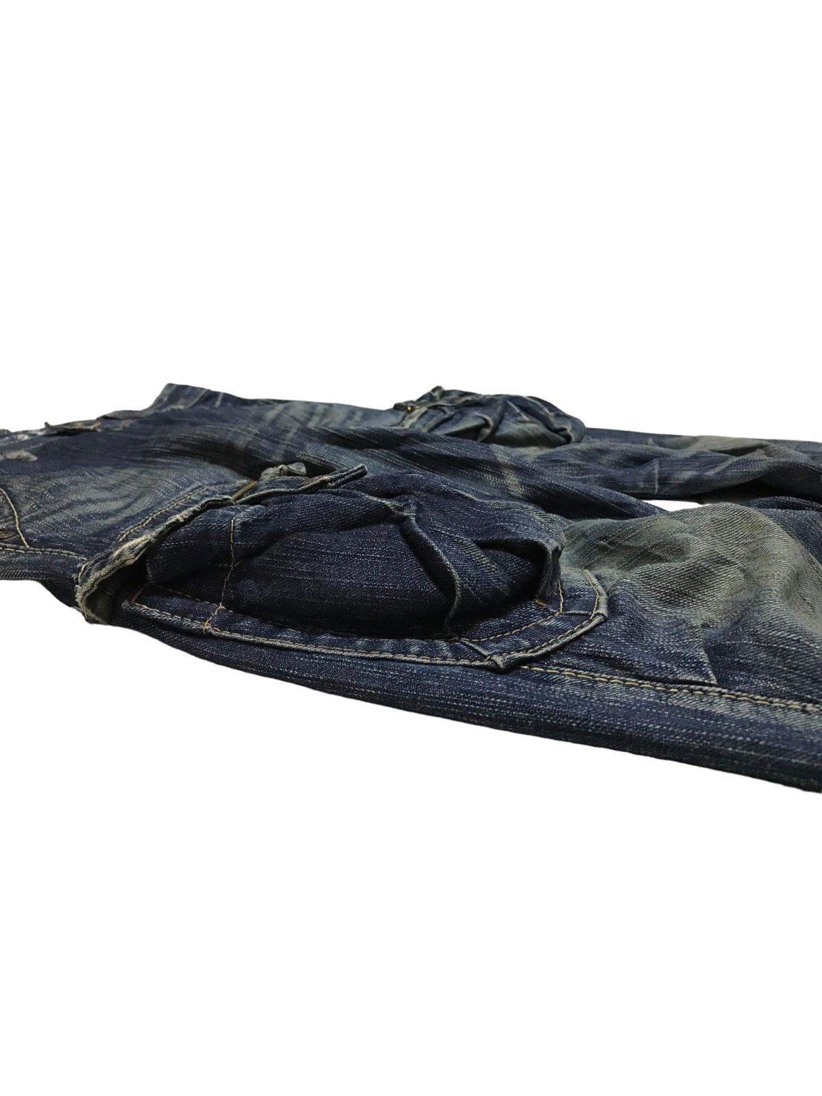 Hysteric Glamour × If Six Was Nine Extra Flared⚡Edwin 3D Front Pocket Distressed Denim Pants Size US 32 / EU 48 - 5 Thumbnail