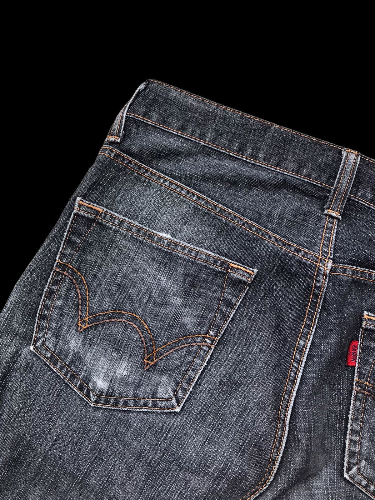 Hysteric Glamour × If Six Was Nine BAGGY⚡Washed Distressed Edwin 503 Premium Denim Jeans Pants Size US 33 - 10 Thumbnail