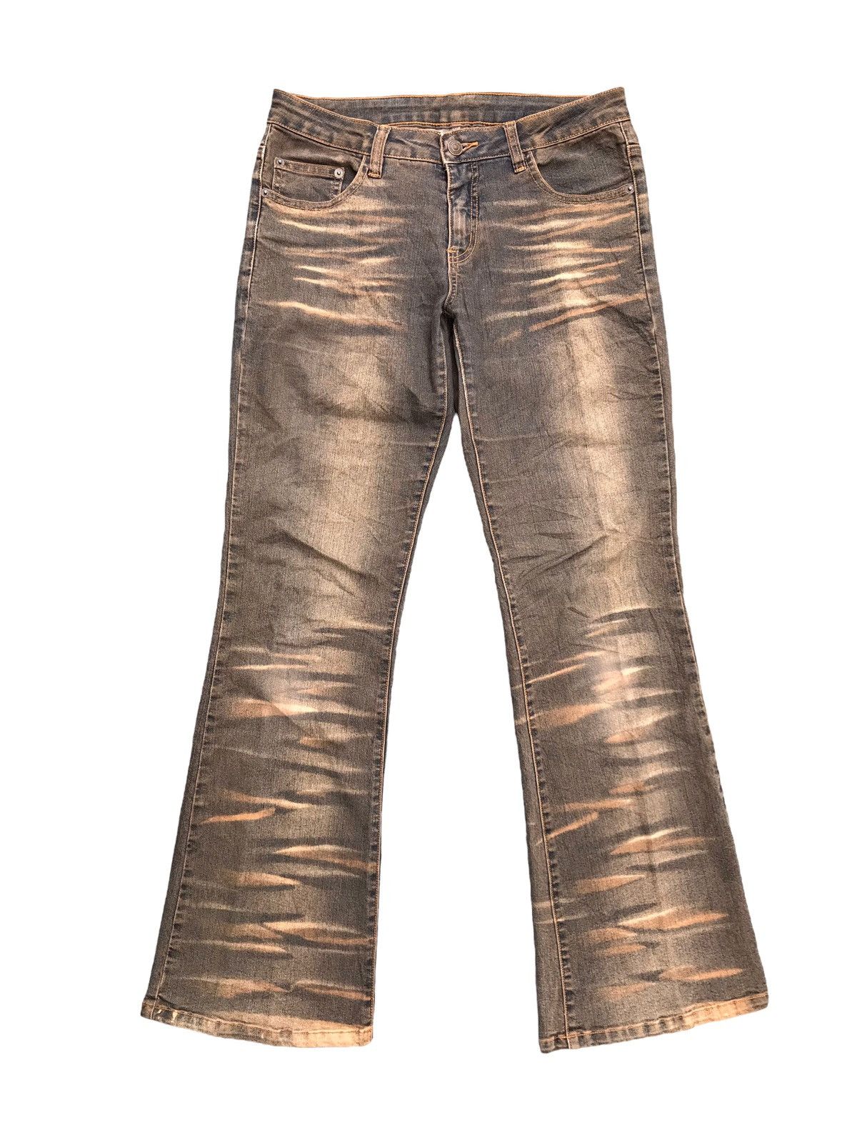 Hysteric Glamour × If Six Was Nine FLARE💥Rusty Unbranded Faded Denim Jeans Pants Size US 29 - 2 Thumbnail