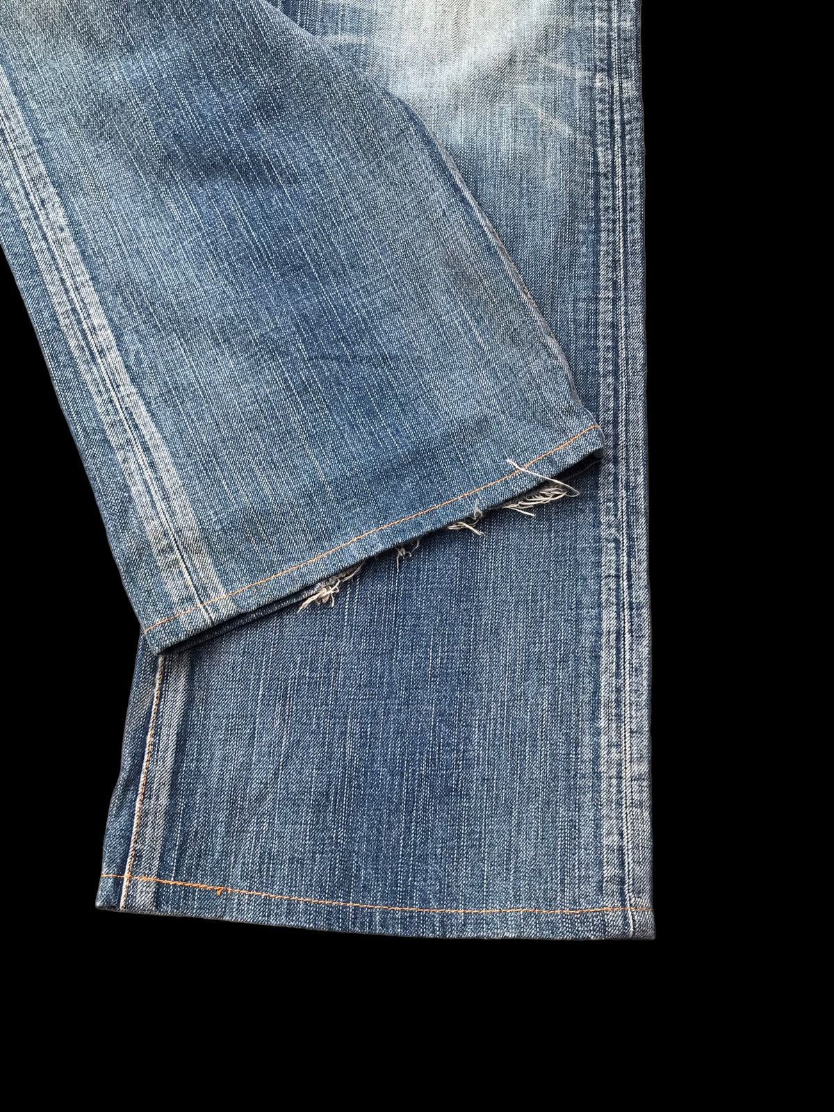 Hysteric Glamour × If Six Was Nine × Japanese Brand BAGGY⚡Edwin 511 RV Faded Distressed Denim Jeans Pants Size US 34 / EU 50 - 3 Thumbnail