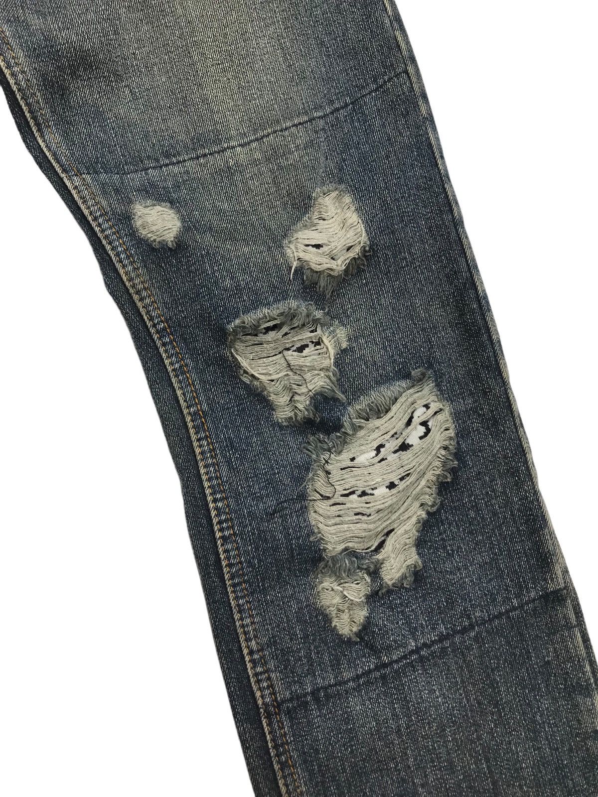 Hysteric Glamour × If Six Was Nine 0Flared💥Distressed Thrashed Icom Denim Jeans Pants Size US 30 / EU 46 - 5 Thumbnail