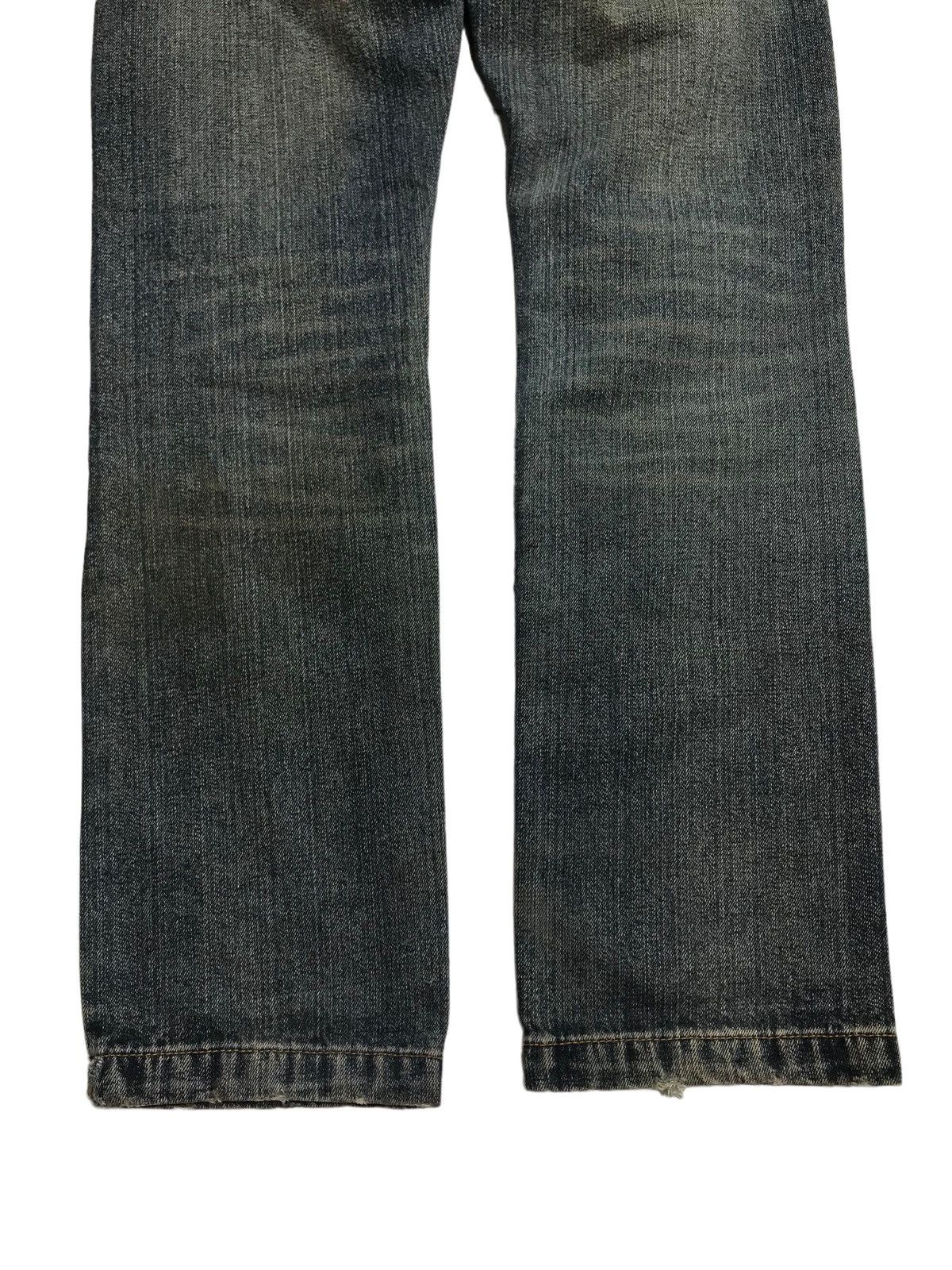 Hysteric Glamour × If Six Was Nine 0Flared💥Distressed Thrashed Icom Denim Jeans Pants Size US 30 / EU 46 - 7 Thumbnail