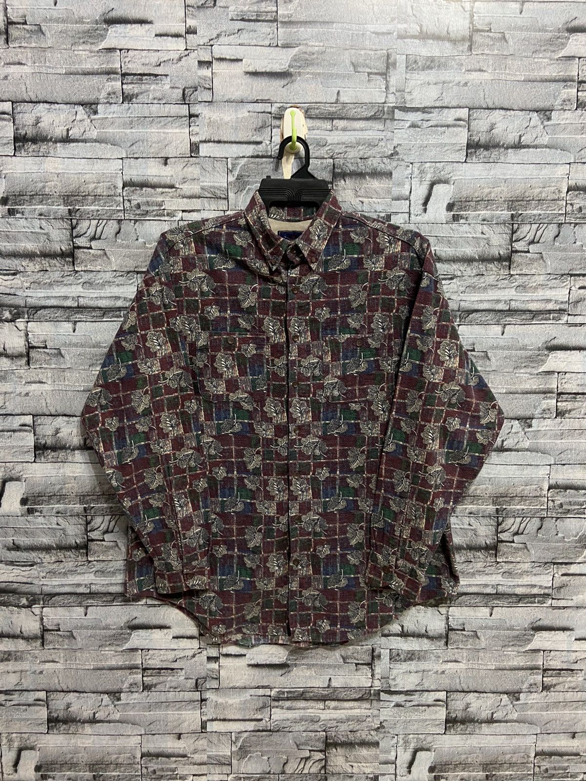 Arrow Vintage The Arrow Company Flannel leaf design L fit XL Size US XL / EU 56 / 4 - 1 Thumbnail
