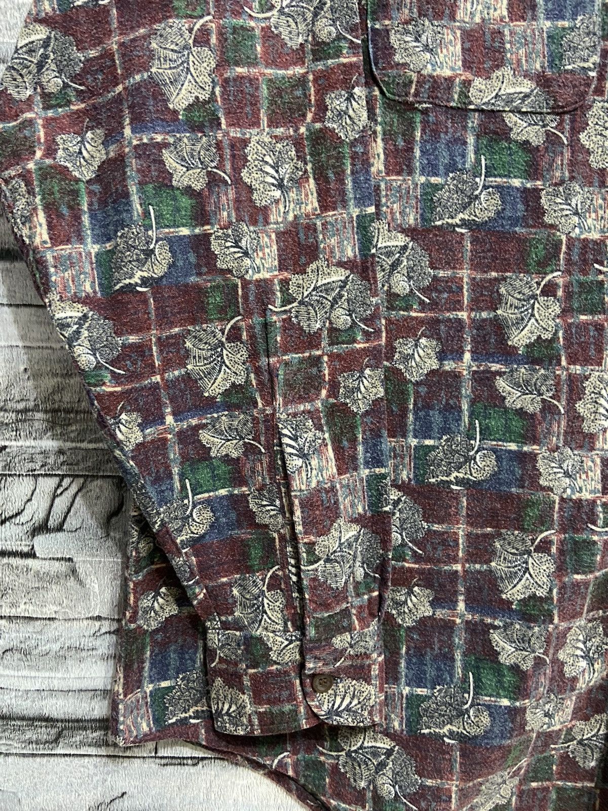 Arrow Vintage The Arrow Company Flannel leaf design L fit XL Size US XL / EU 56 / 4 - 4 Thumbnail