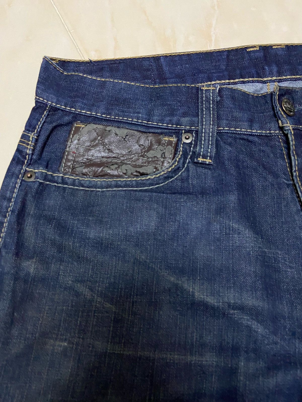 Levi's Vintage 514 Levis Denim Jeans W34 dark blue Size US 34 / EU 50 - 8 Thumbnail