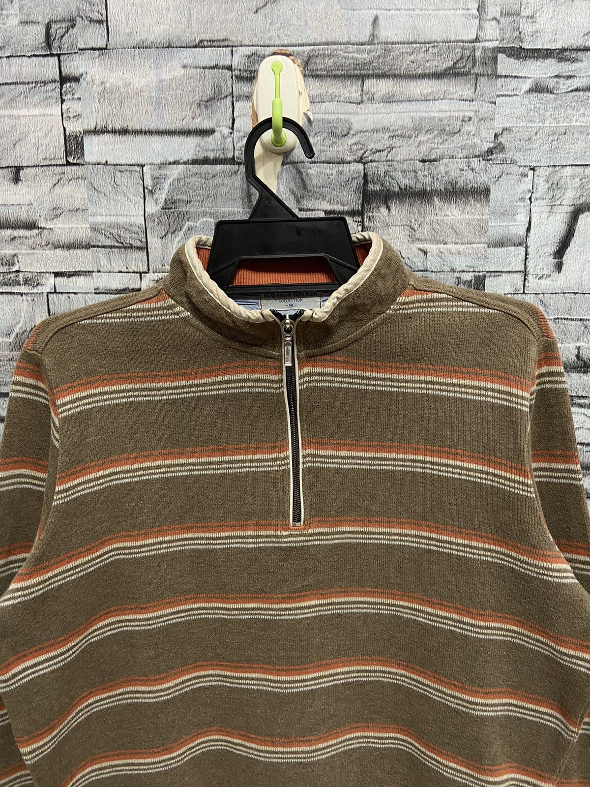 Madison Vintage Madison Walker sweatshirt horizontal stripe Size US M / EU 48-50 / 2 - 2 Thumbnail