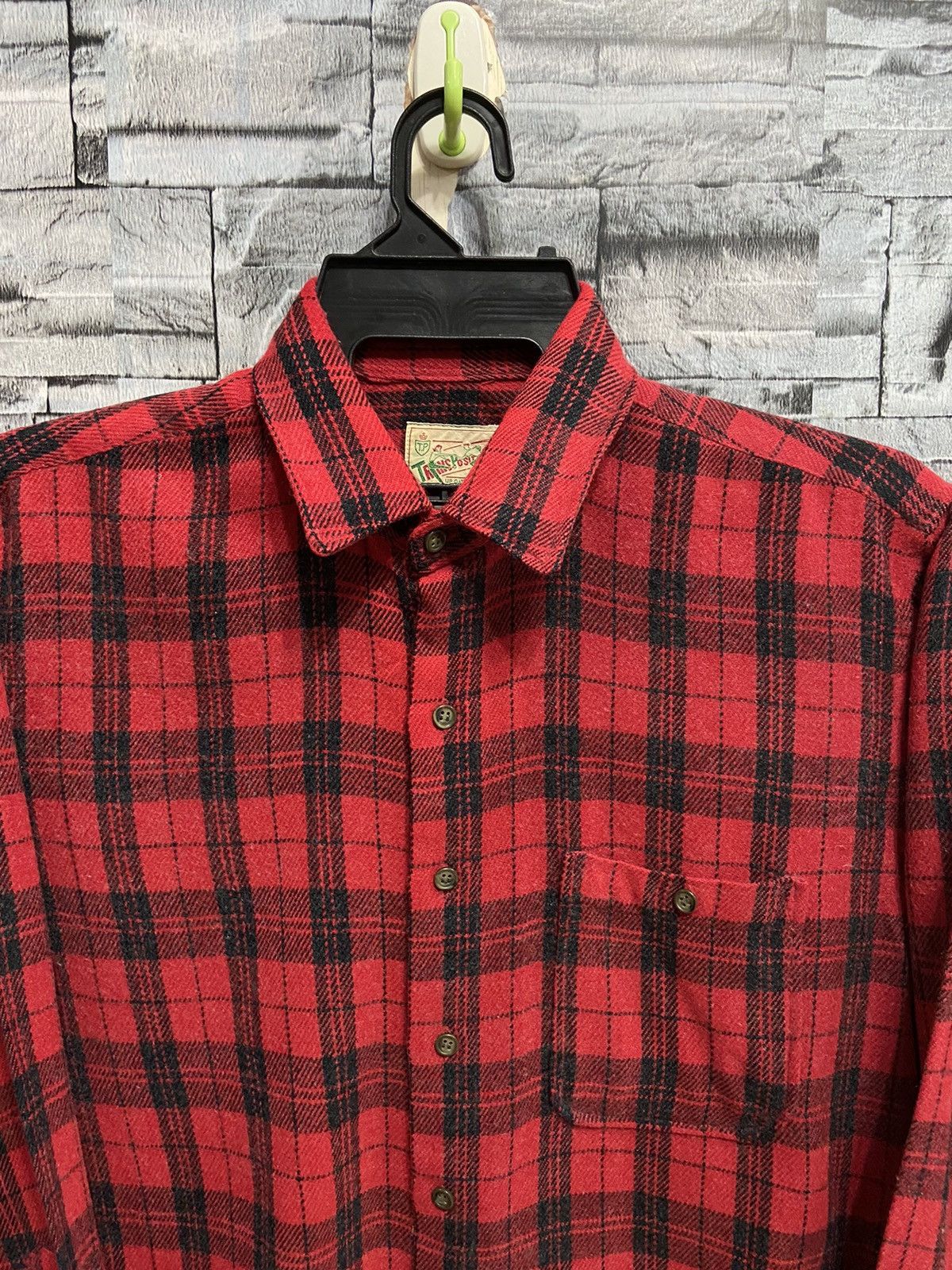 Flannel Vintage Trans Position Flannel single pocket size M fit L Size US L / EU 52-54 / 3 - 2 Thumbnail