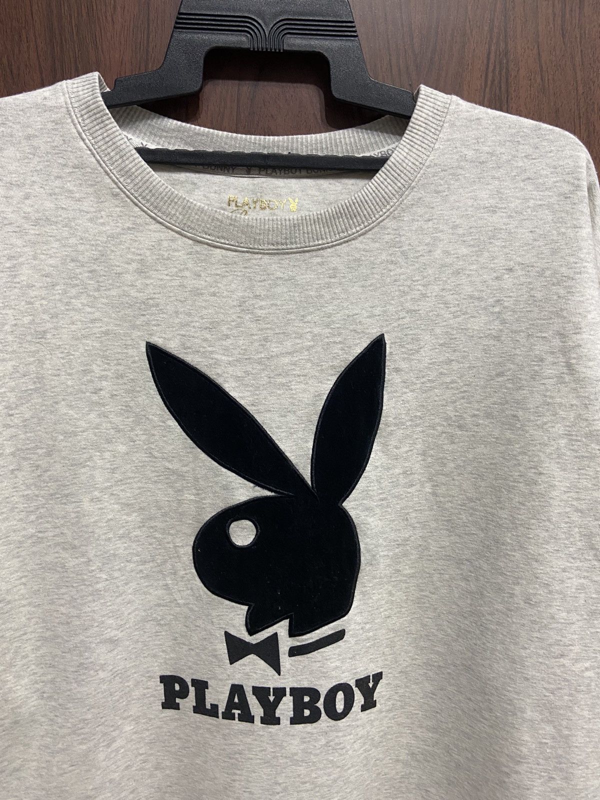 Playboy Playboy sweatshirt big logo embroidered fit XL Size US XL / EU 56 / 4 - 2 Thumbnail