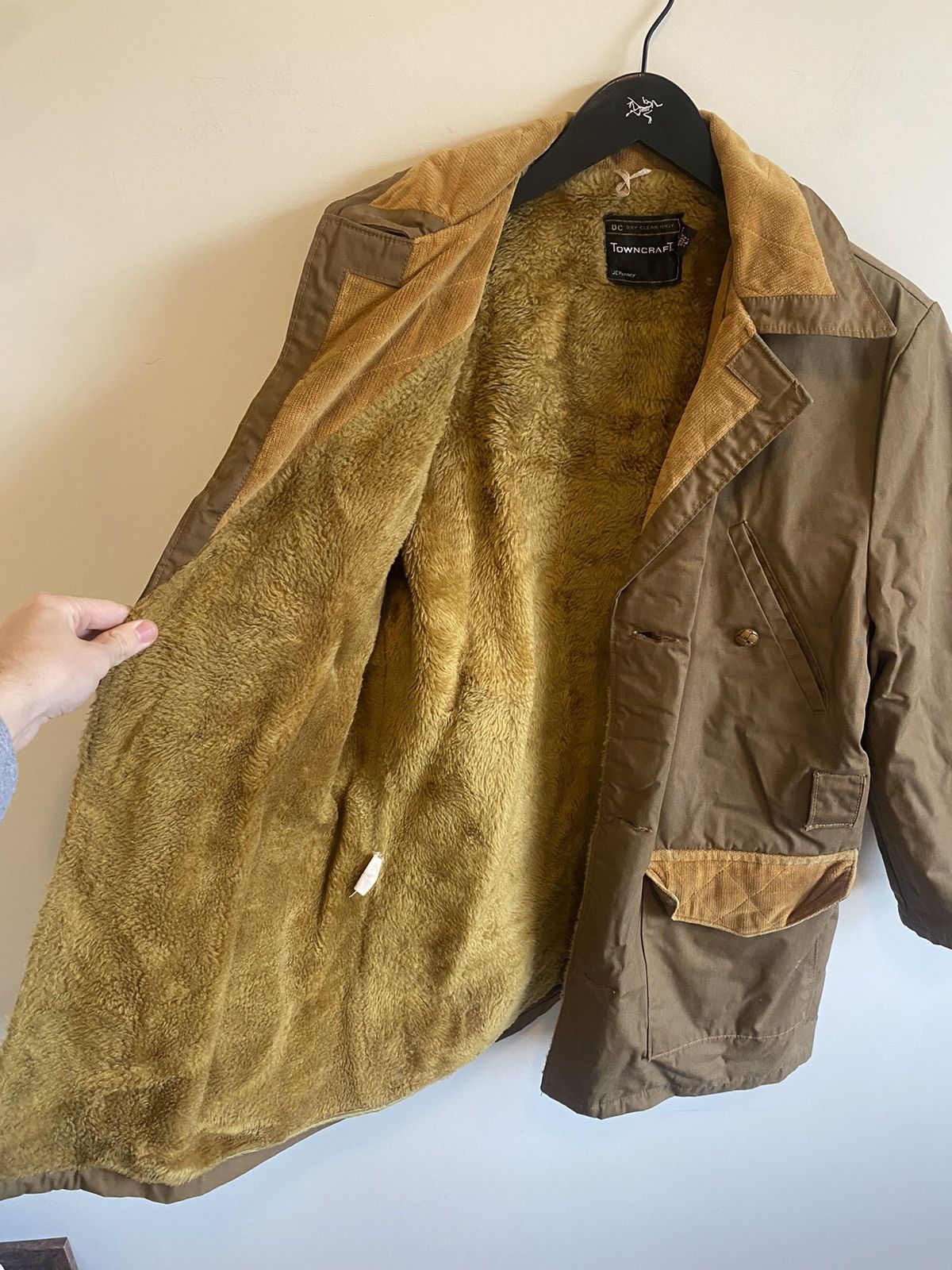 JCPenney Vintage 1960s corduroy western Fur Town craft jacket 50s Size US L / EU 52-54 / 3 - 2 Thumbnail