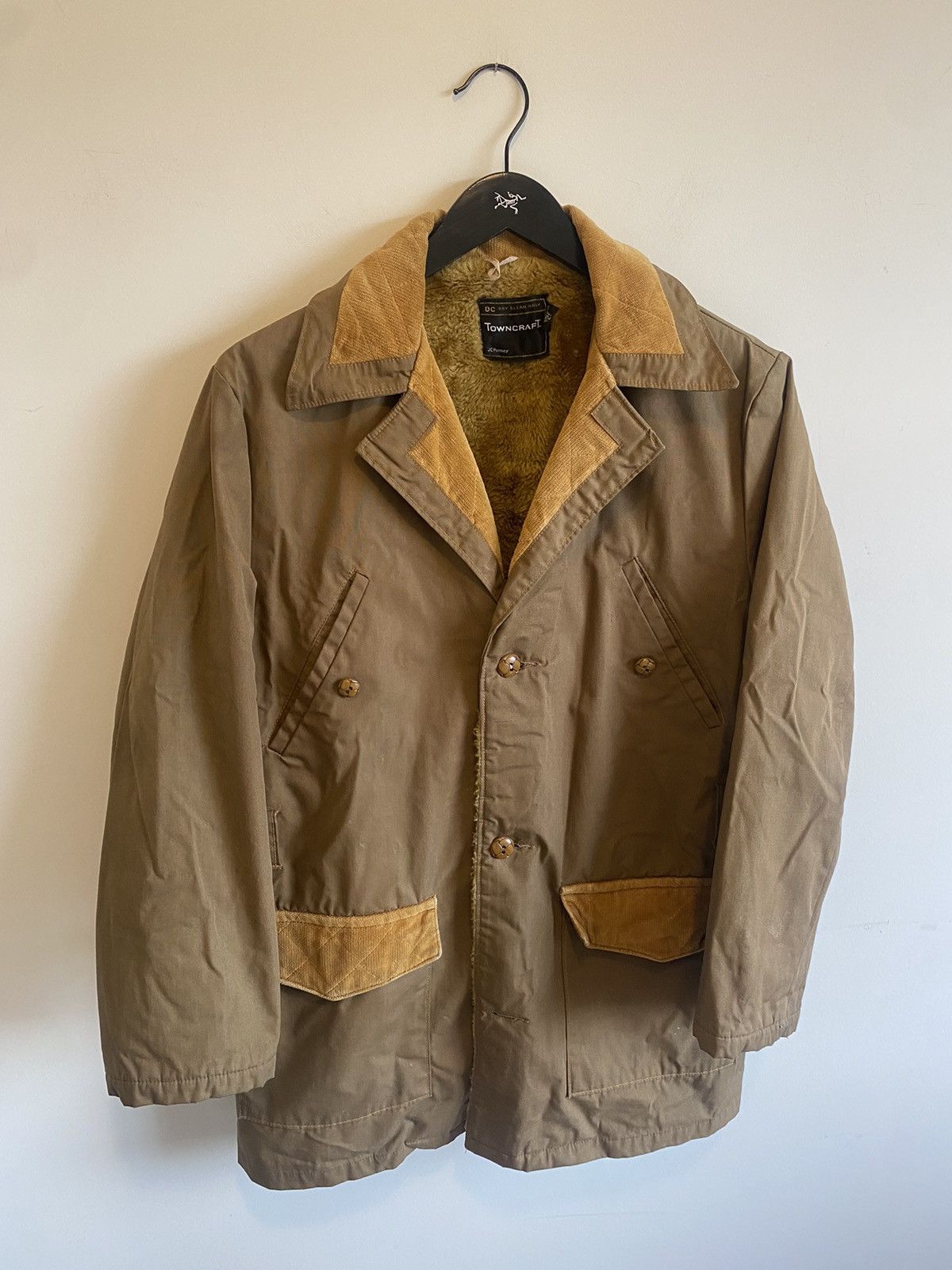JCPenney Vintage 1960s corduroy western Fur Town craft jacket 50s Size US L / EU 52-54 / 3 - 1 Thumbnail