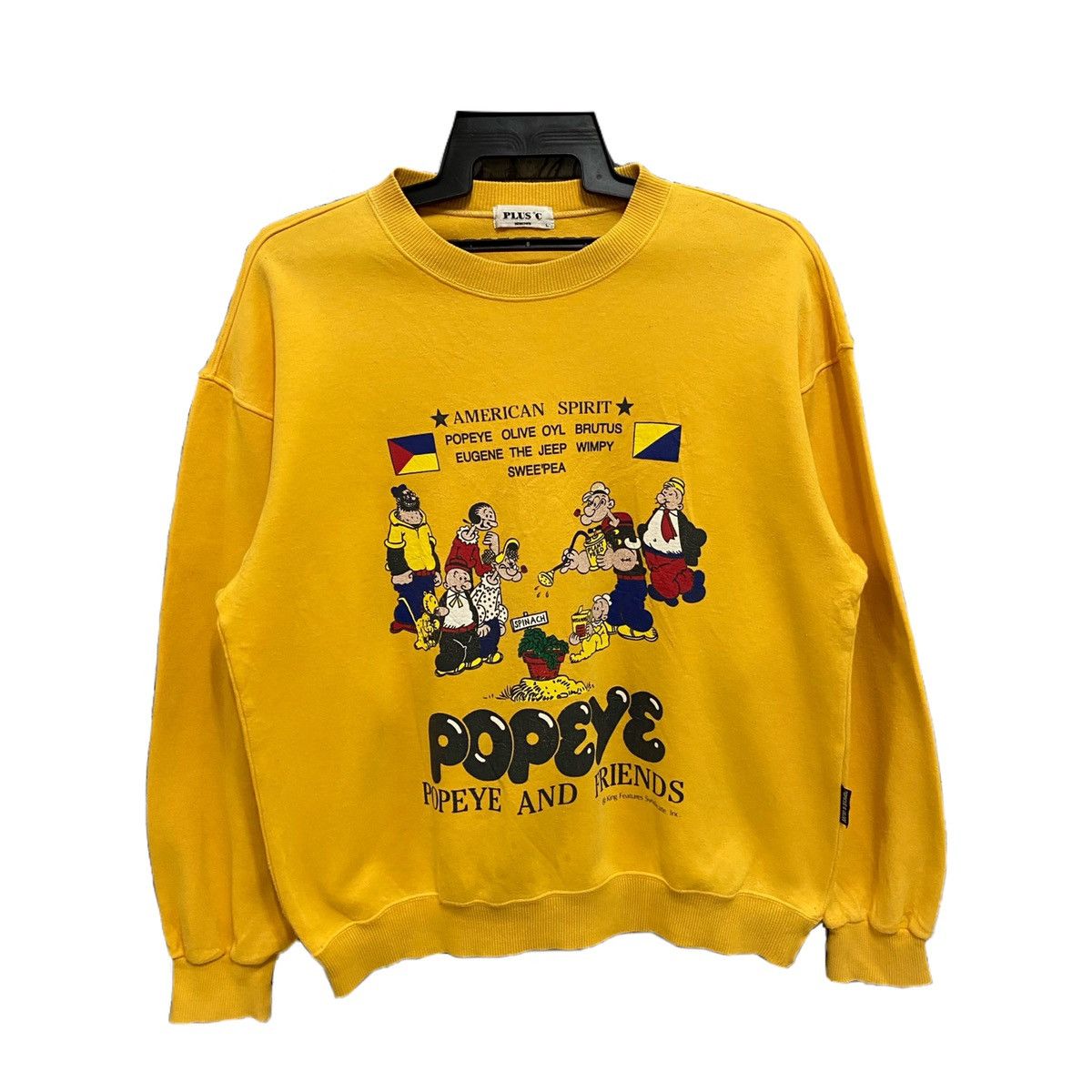Cartoon Network Vintage Popeye Olive Friends sweatshirt character cartoon Size US L / EU 52-54 / 3 - 1 Thumbnail