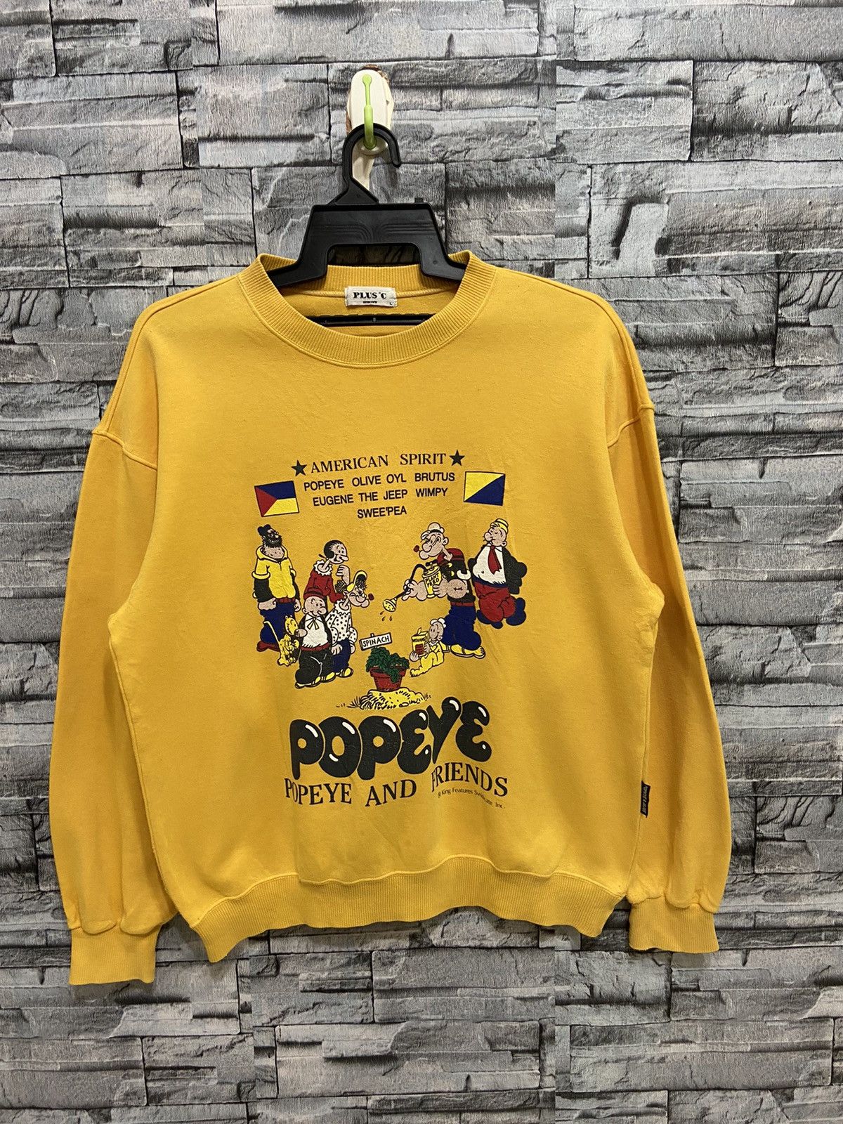 Cartoon Network Vintage Popeye Olive Friends sweatshirt character cartoon Size US L / EU 52-54 / 3 - 2 Thumbnail