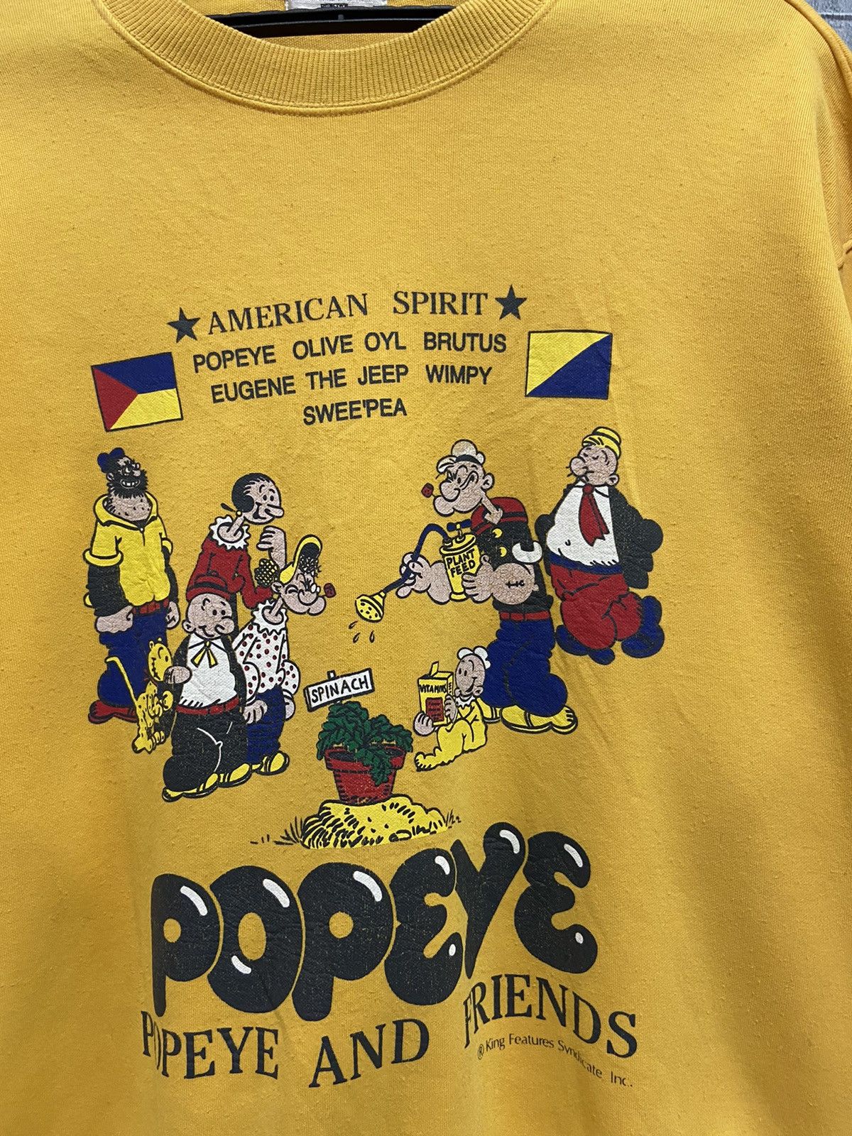 Cartoon Network Vintage Popeye Olive Friends sweatshirt character cartoon Size US L / EU 52-54 / 3 - 3 Thumbnail