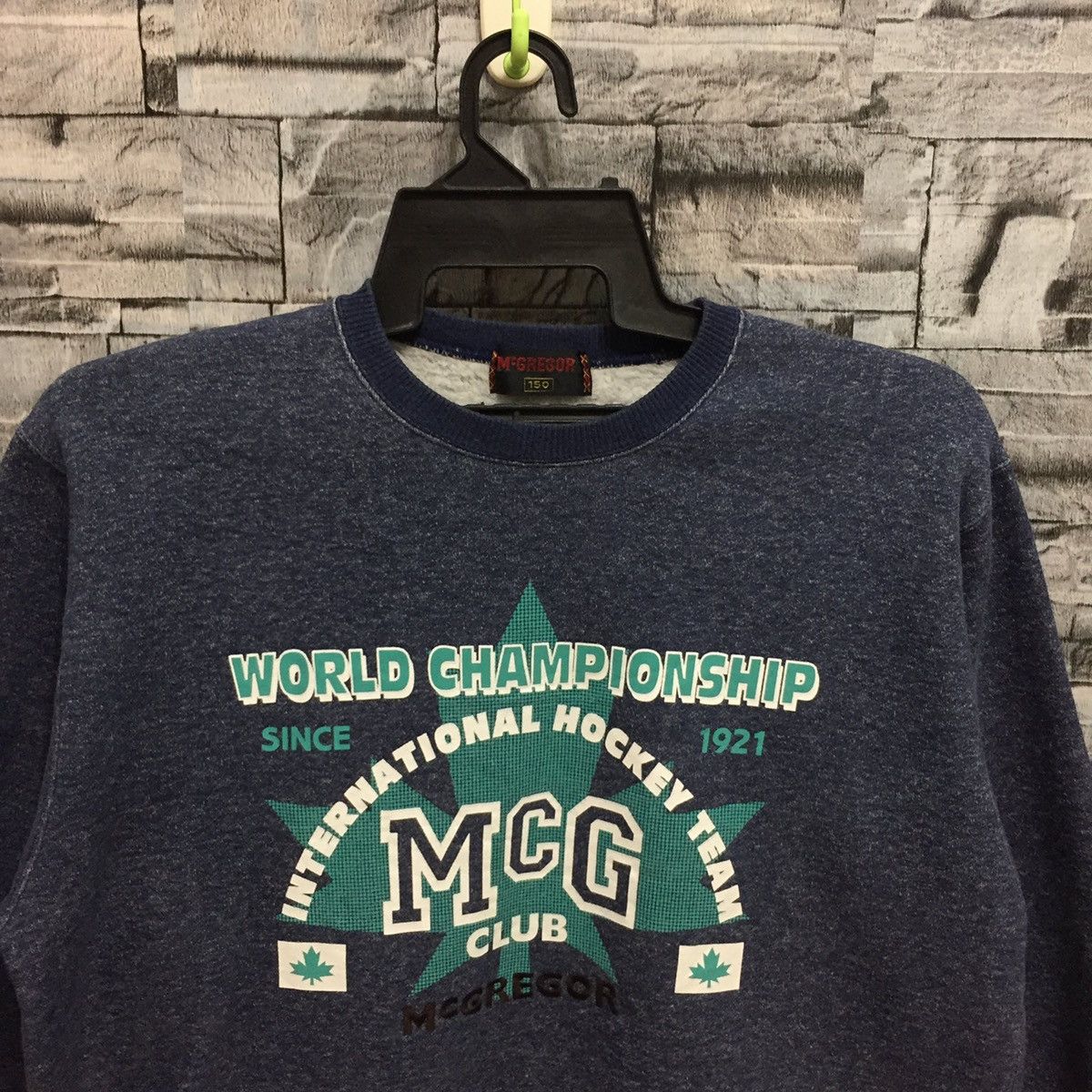 McGregor Vintage Mcgregor sweatshirt big logo size 150 fit L Size US L / EU 52-54 / 3 - 3 Thumbnail