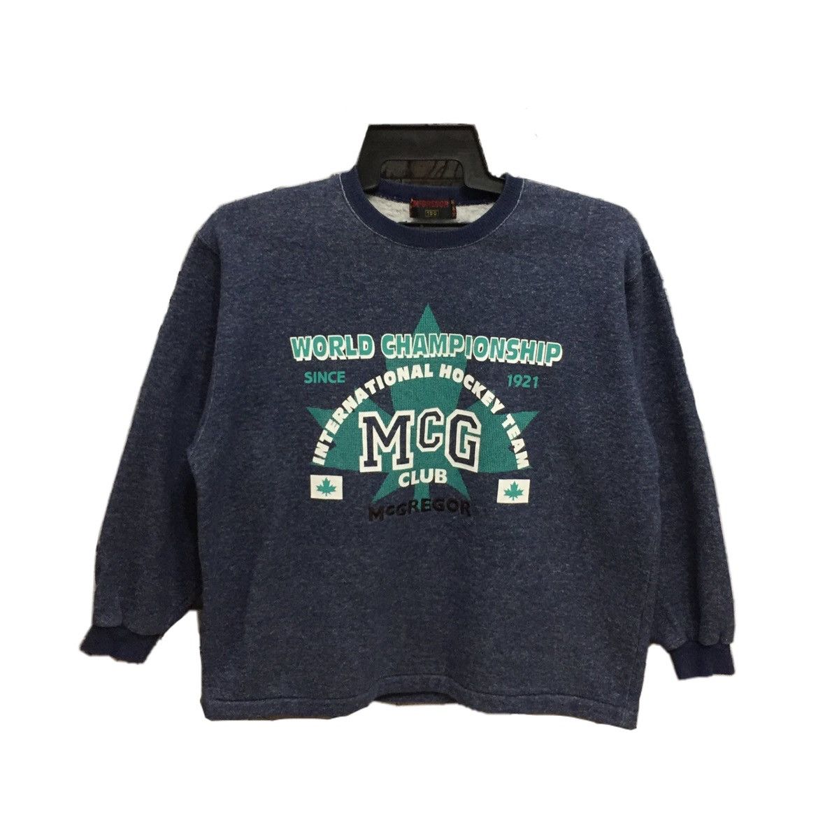 McGregor Vintage Mcgregor sweatshirt big logo size 150 fit L Size US L / EU 52-54 / 3 - 1 Thumbnail