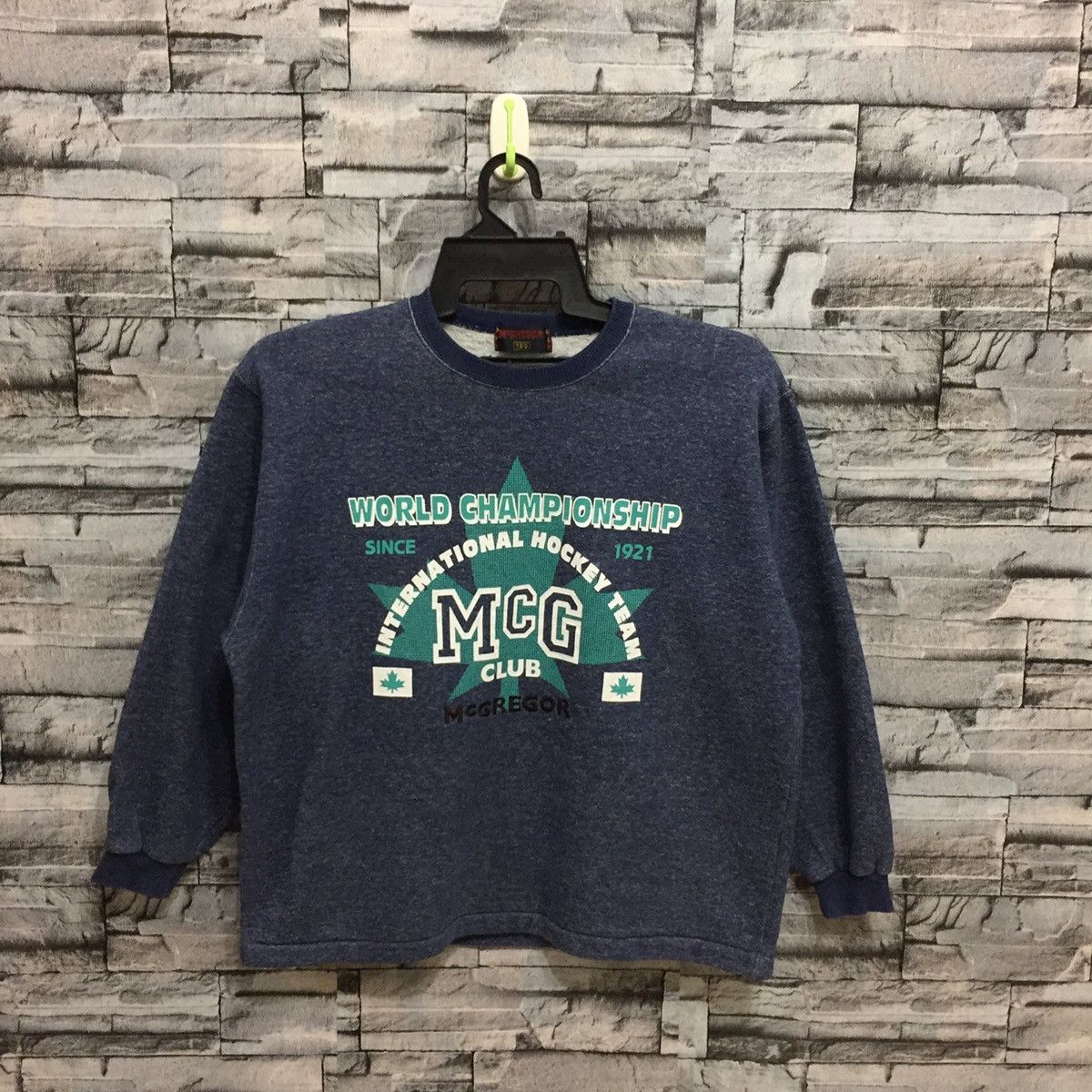 McGregor Vintage Mcgregor sweatshirt big logo size 150 fit L Size US L / EU 52-54 / 3 - 2 Thumbnail