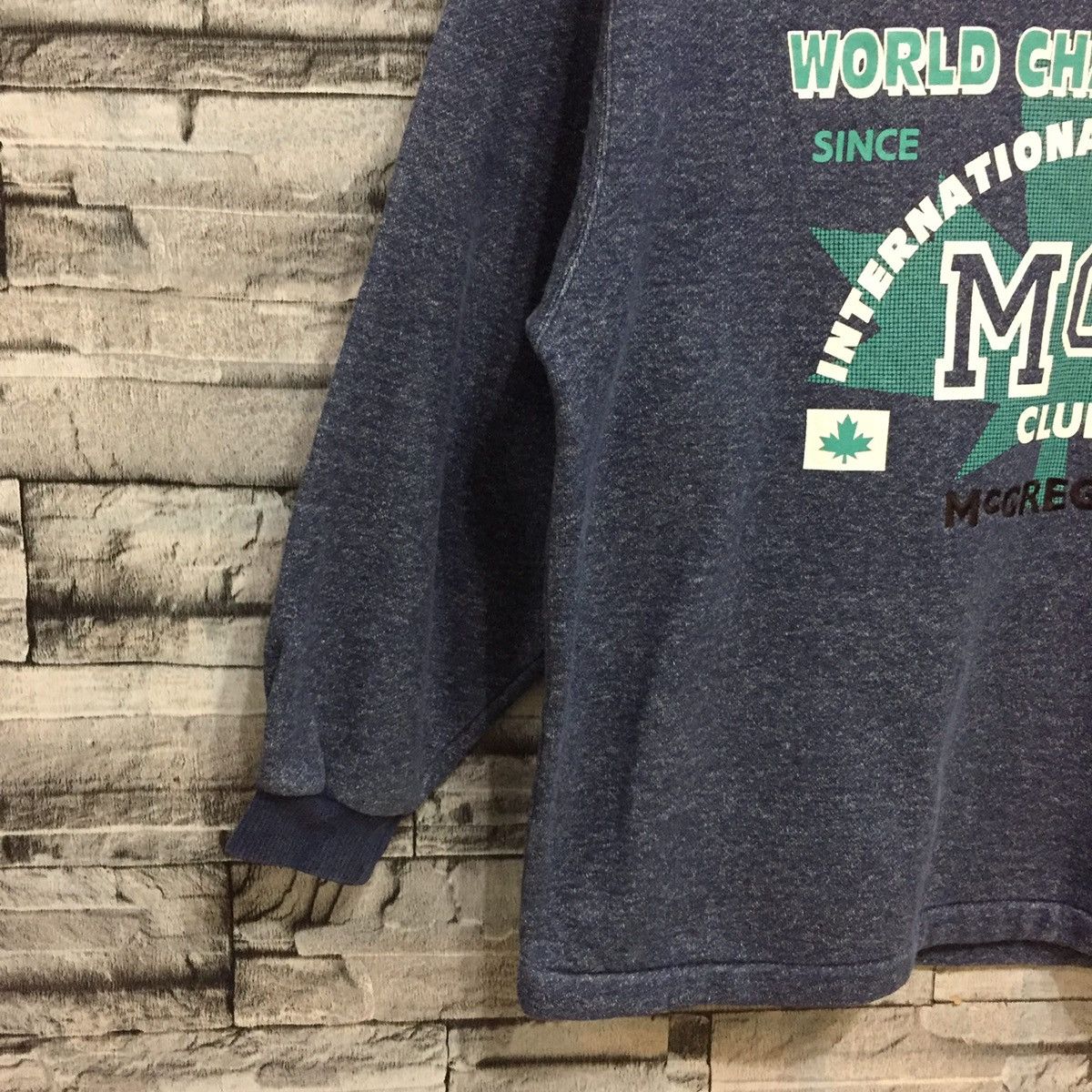 McGregor Vintage Mcgregor sweatshirt big logo size 150 fit L Size US L / EU 52-54 / 3 - 5 Thumbnail