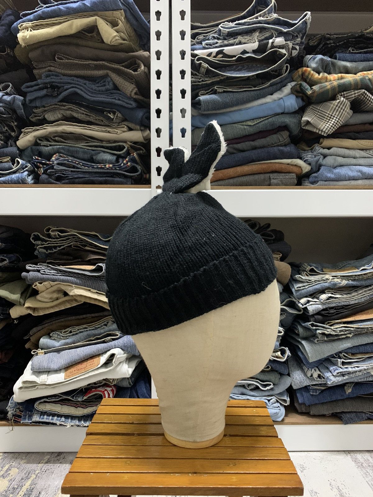 14th Addiction Bunny Rabbit Ear Avant Garde Beanie Hat Size ONE SIZE - 5 Thumbnail