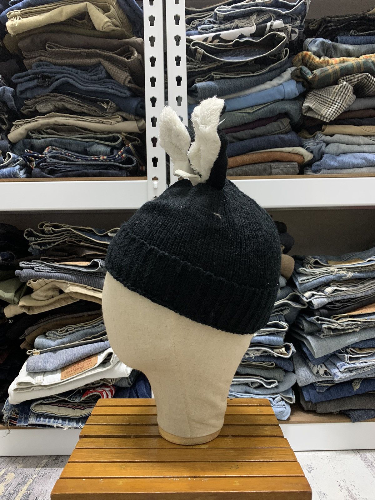 14th Addiction Bunny Rabbit Ear Avant Garde Beanie Hat Size ONE SIZE - 3 Thumbnail