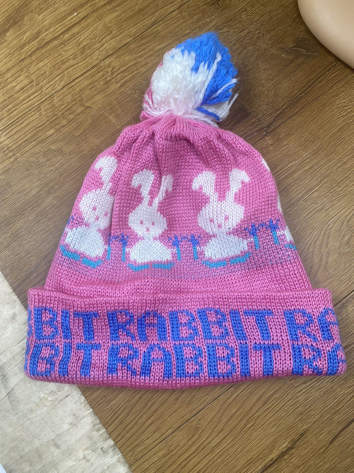 Japanese Brand Vintage Rabbit Rabbit Winter Beanie Hat Size ONE SIZE - 5 Thumbnail