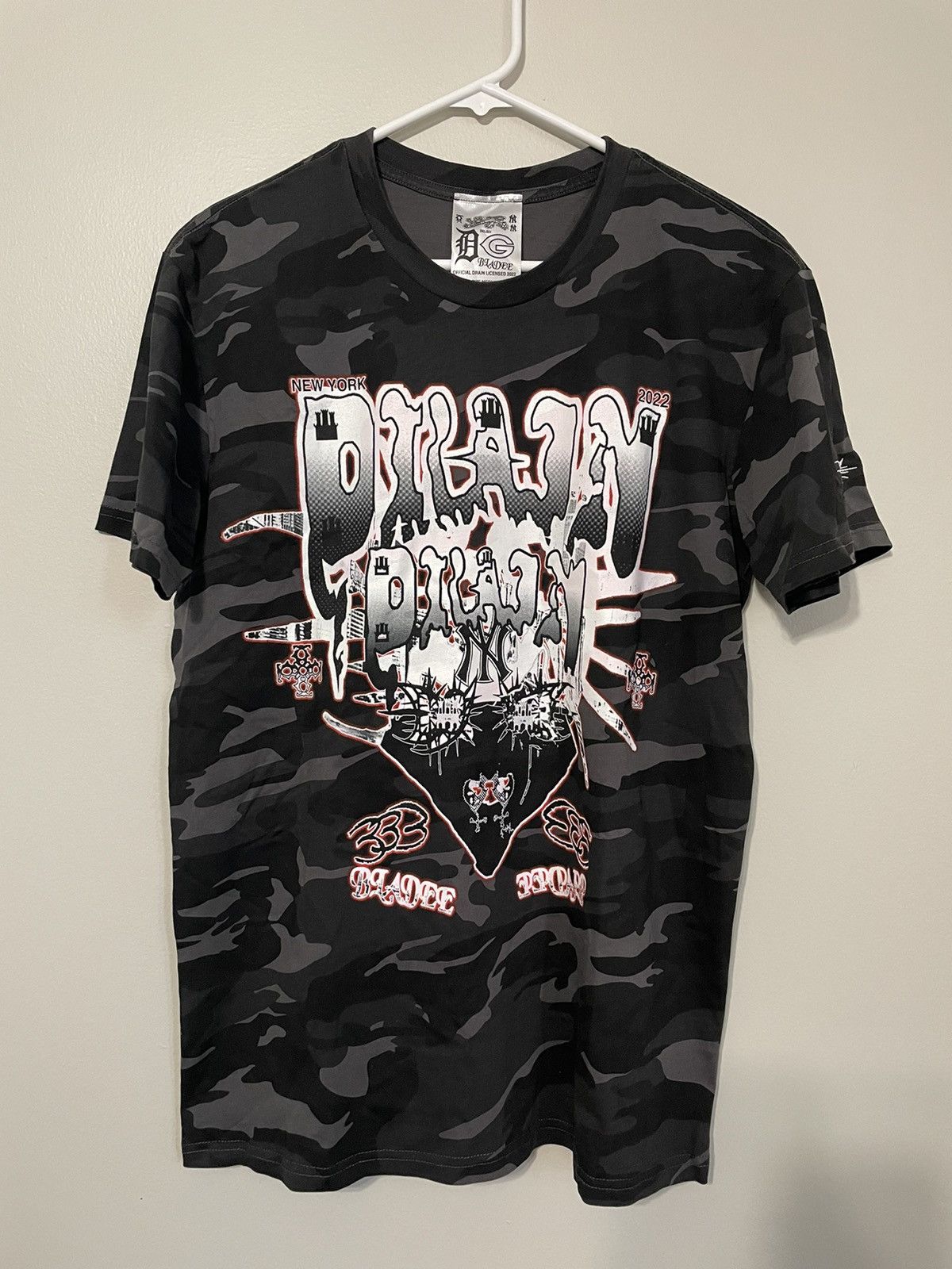 Drain Gang × Sad Boys × Yung Lean Bladee Drain Gang NYC exclusive camo tee Size US M / EU 48-50 / 2 - 1 Thumbnail