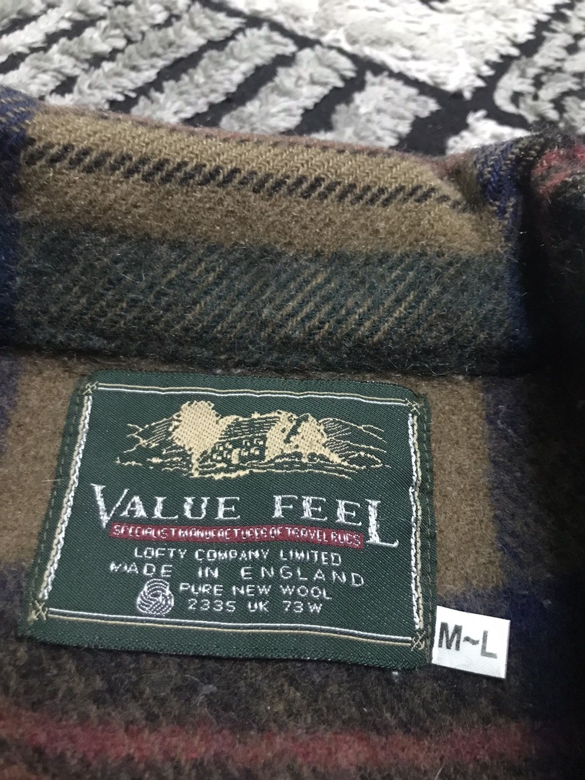 Vintage Value feel wool tartan jacket sleeveless Size US M / EU 48-50 / 2 - 5 Thumbnail