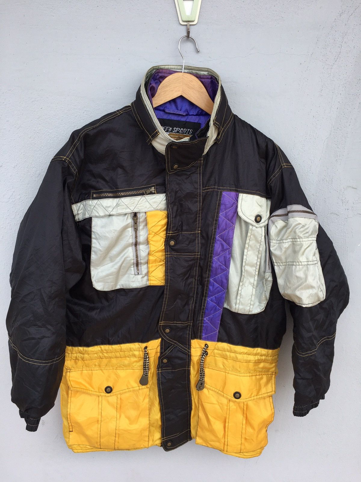vintage japanese brand DEF sport ski jacket size M