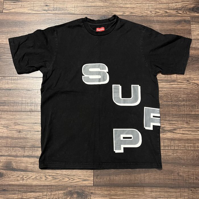 Supreme supreme stagger shirt ss top heavyweight tee | Grailed