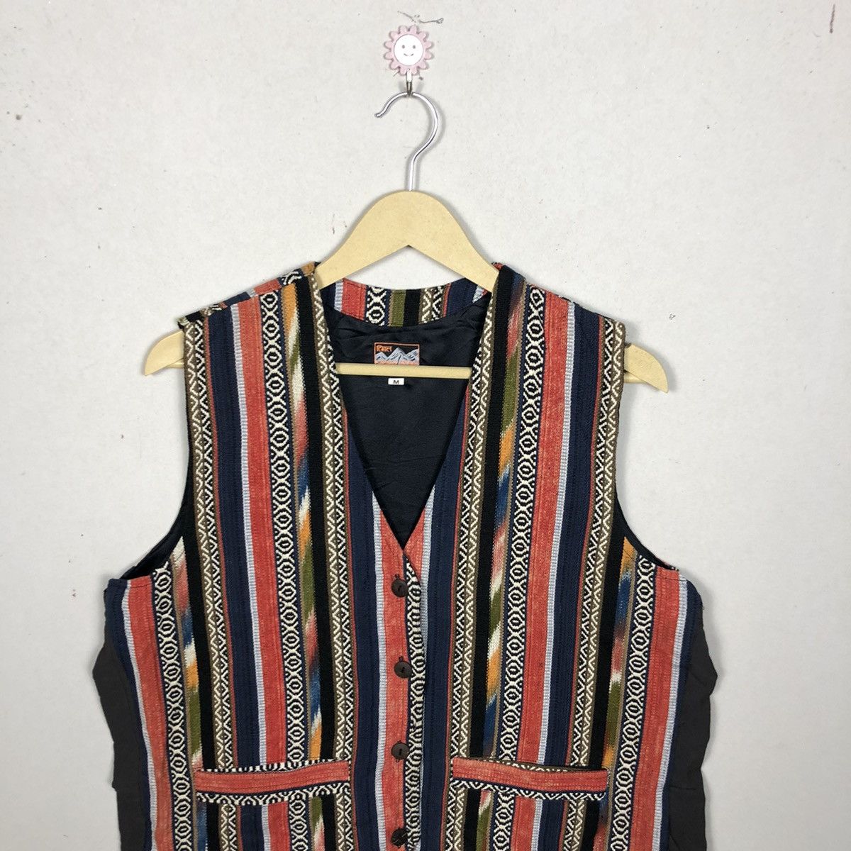 Native × Vintage Vintage 80s Chimayo Waistcoat Vest Hippie Boho Navajo Size US M / EU 48-50 / 2 - 3 Thumbnail