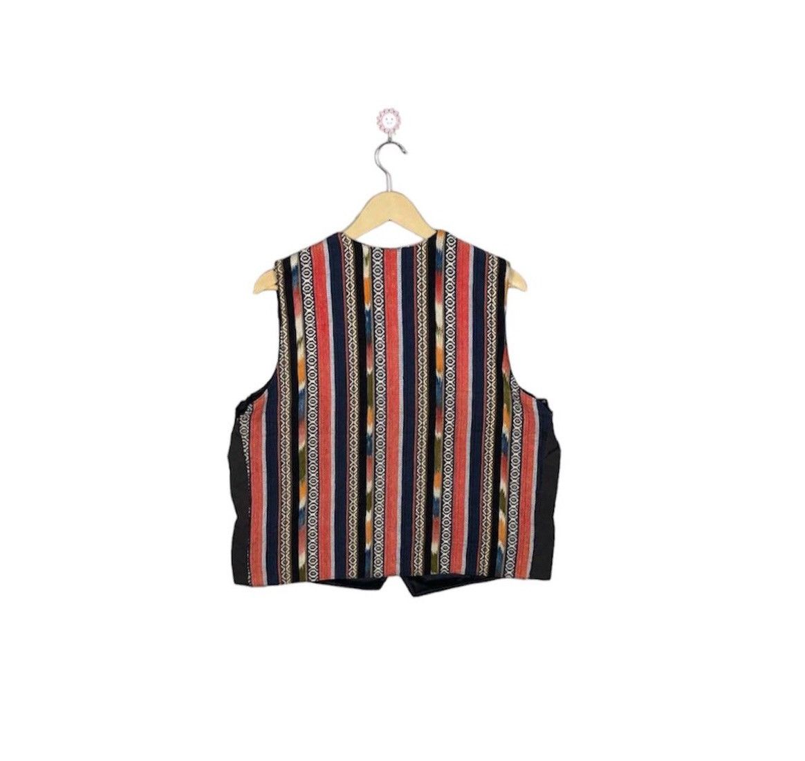 Native × Vintage Vintage 80s Chimayo Waistcoat Vest Hippie Boho Navajo Size US M / EU 48-50 / 2 - 2 Thumbnail