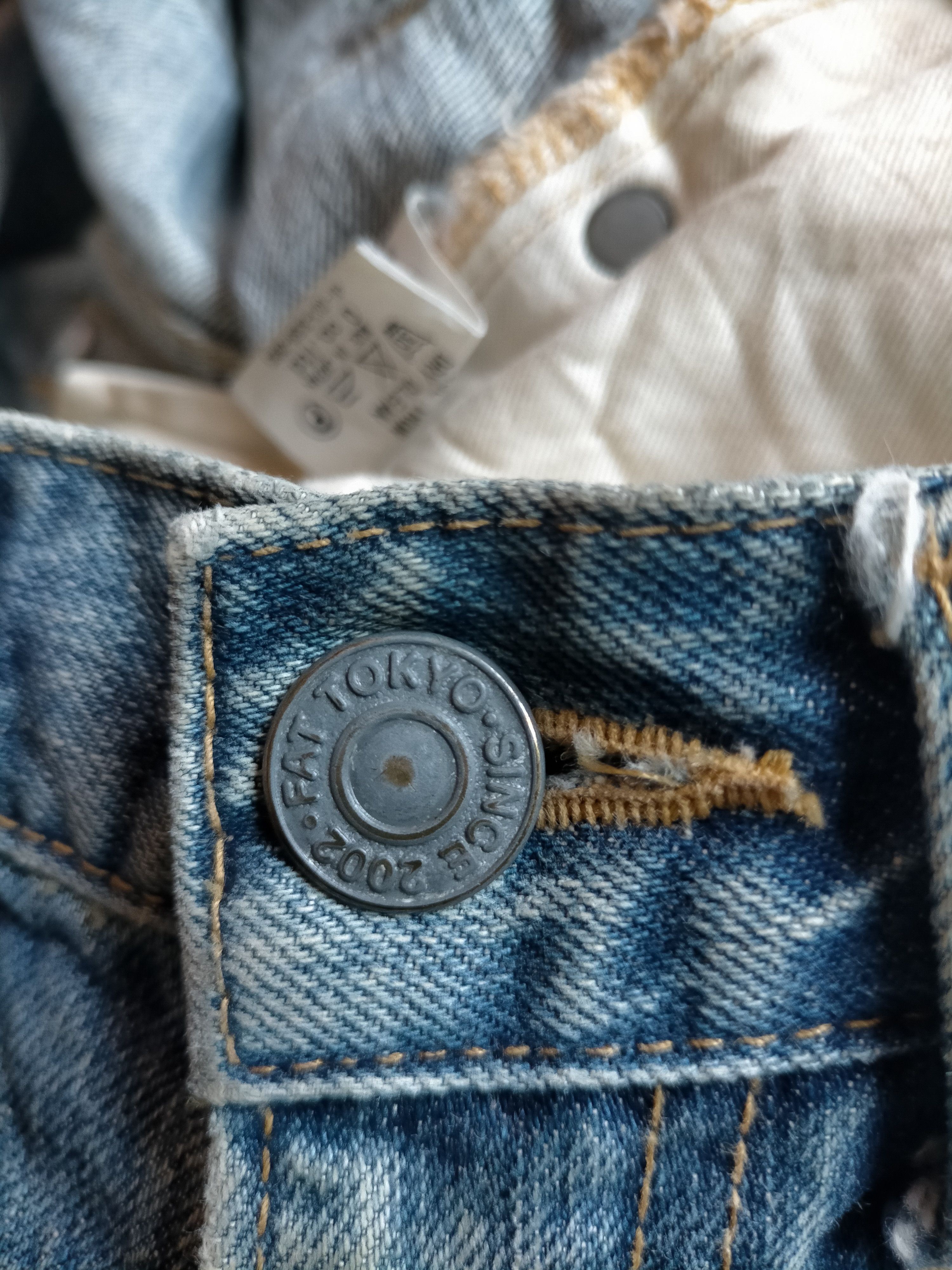 Fat Tokyo × Japanese Brand Fat Tokyo Denim selvedge Wide Jeans Size US 33 - 15 Thumbnail