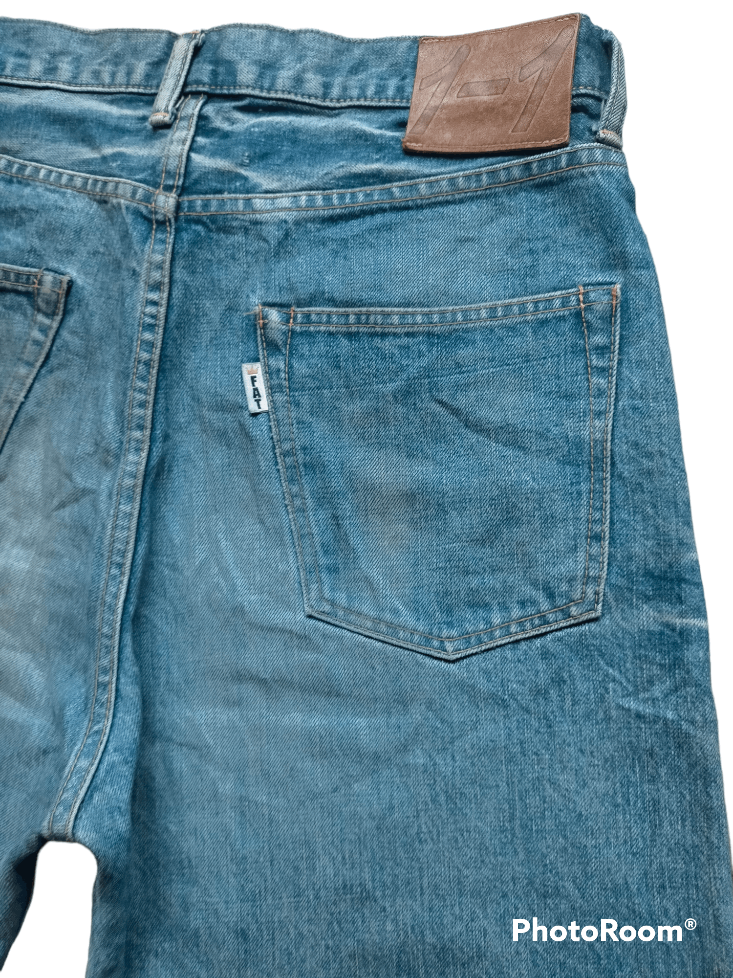 Fat Tokyo × Japanese Brand Fat Tokyo Denim selvedge Wide Jeans Size US 33 - 8 Thumbnail