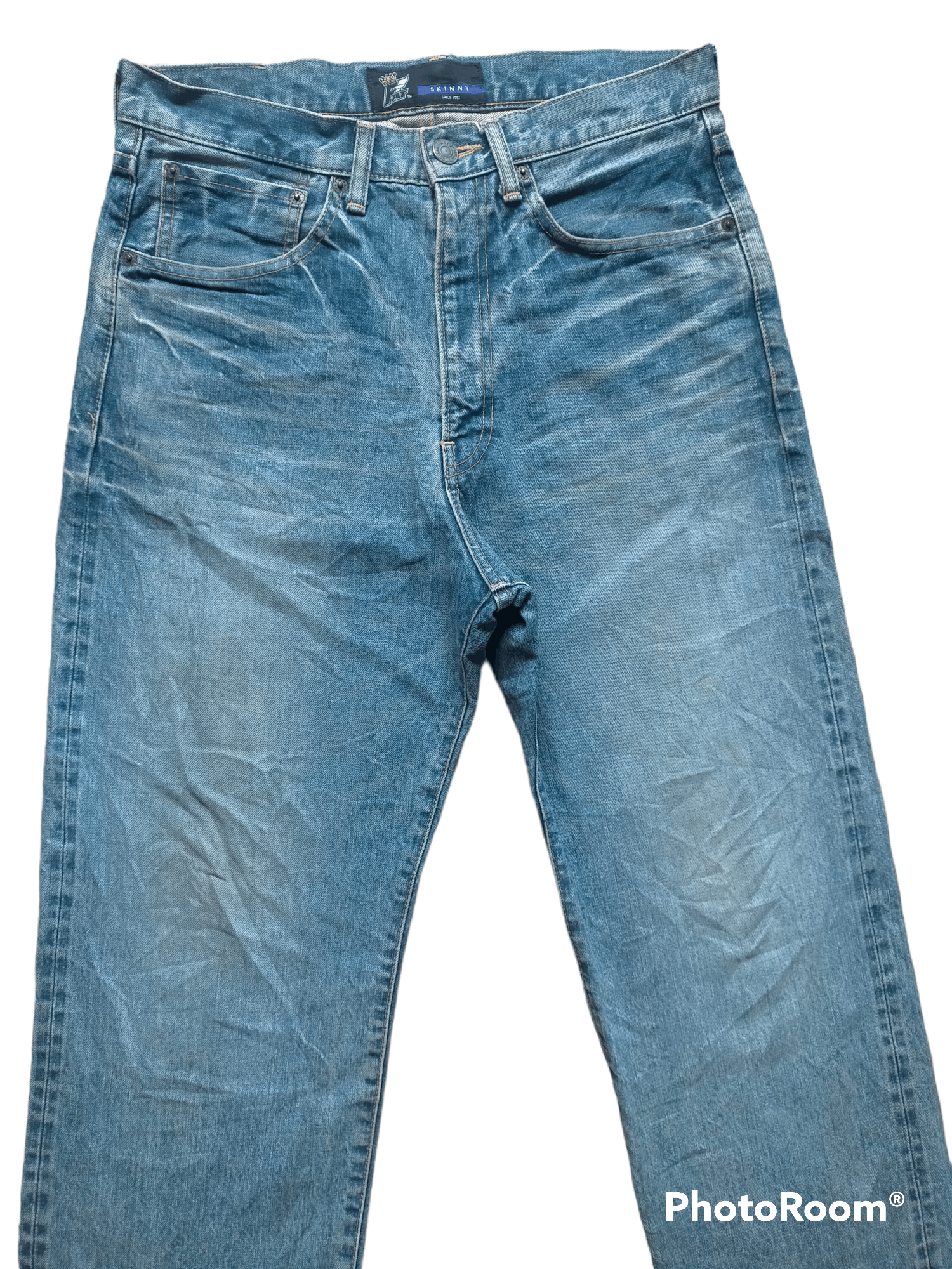 Fat Tokyo × Japanese Brand Fat Tokyo Denim selvedge Wide Jeans Size US 33 - 4 Thumbnail