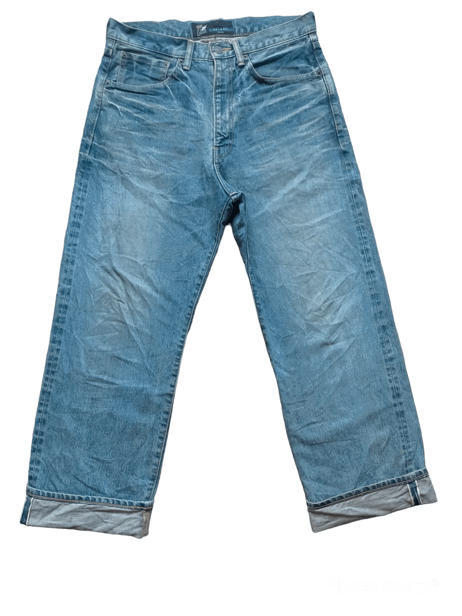 Fat Tokyo × Japanese Brand Fat Tokyo Denim selvedge Wide Jeans Size US 33 - 1 Thumbnail