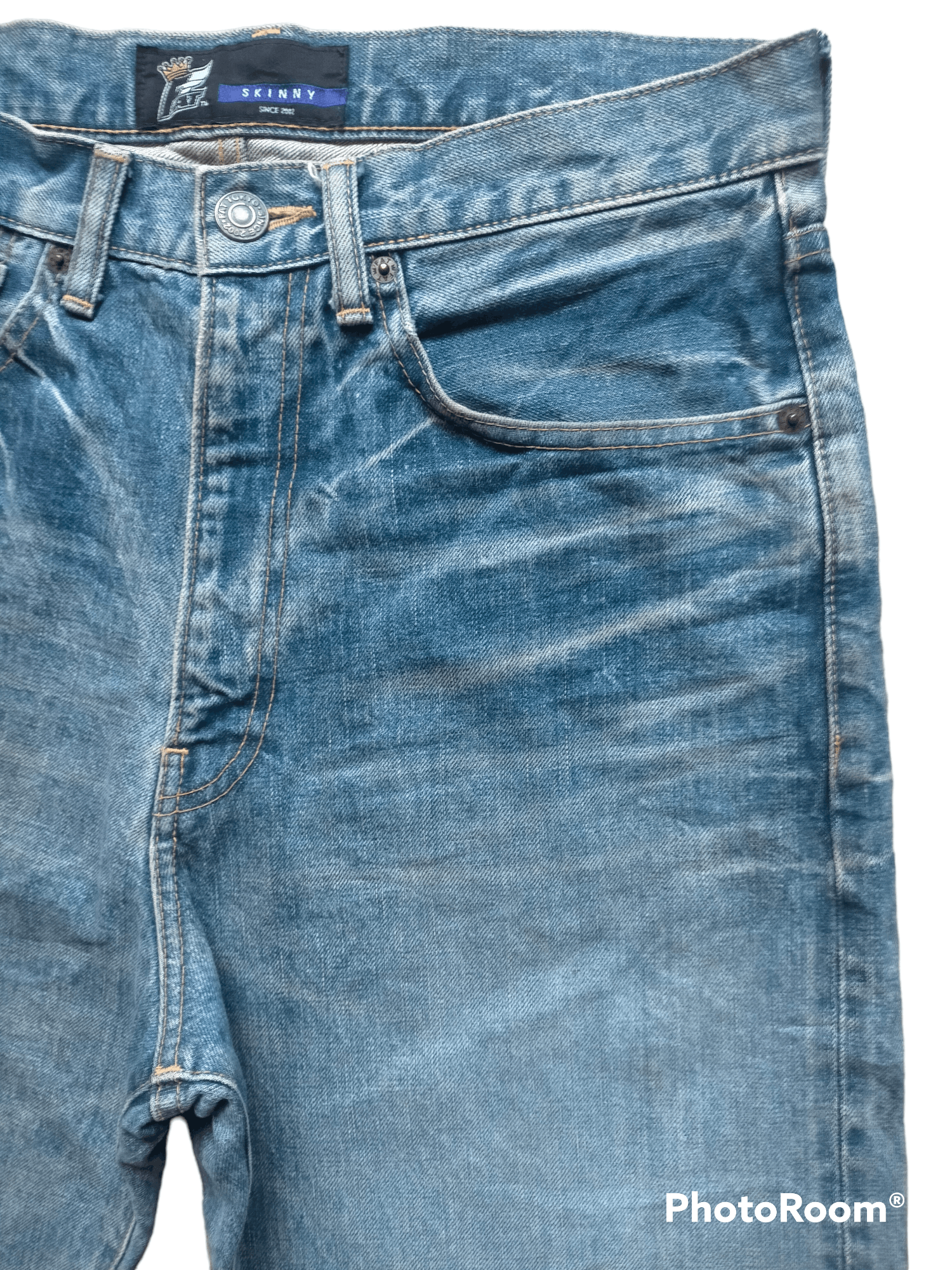 Fat Tokyo × Japanese Brand Fat Tokyo Denim selvedge Wide Jeans Size US 33 - 7 Thumbnail
