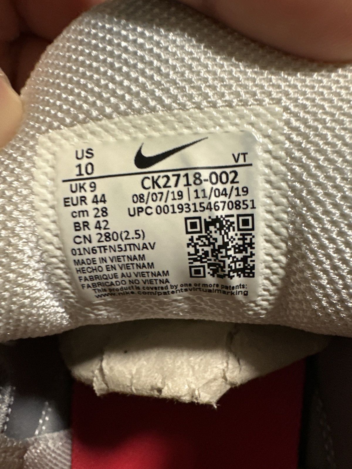 Nike Nike Air VaporMax 360 Size US 10 / EU 43 - 9 Thumbnail