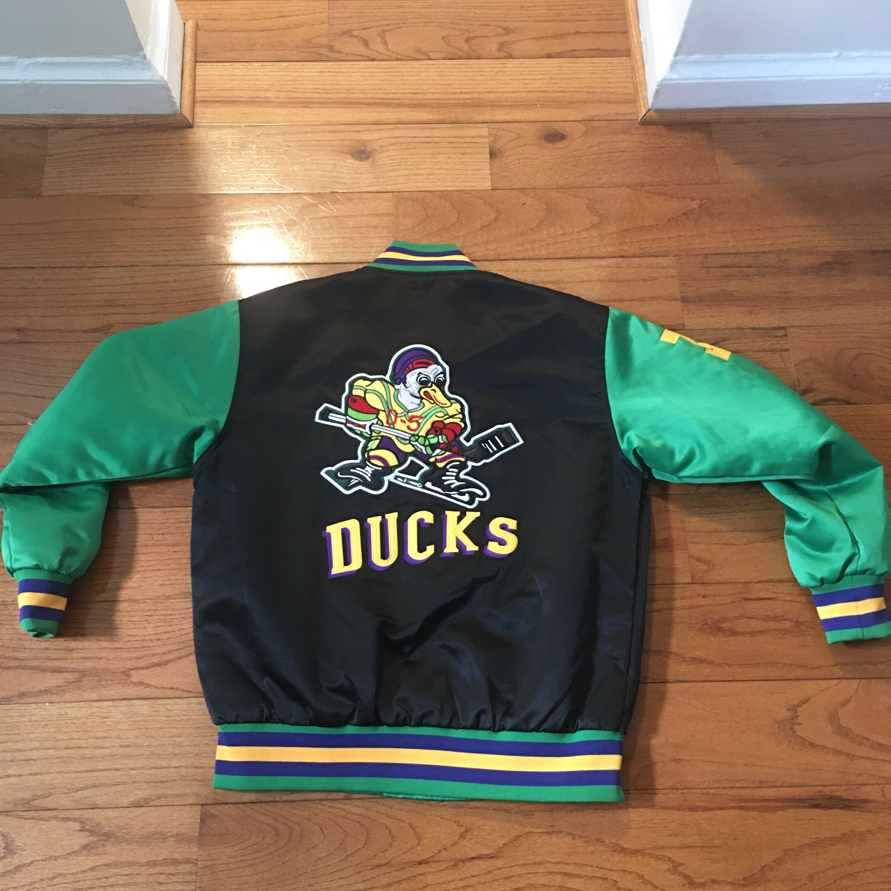 Other Mighty Ducks Goldberg #33 Varsity Jacket Size US XL / EU 56 / 4 - 3 Thumbnail