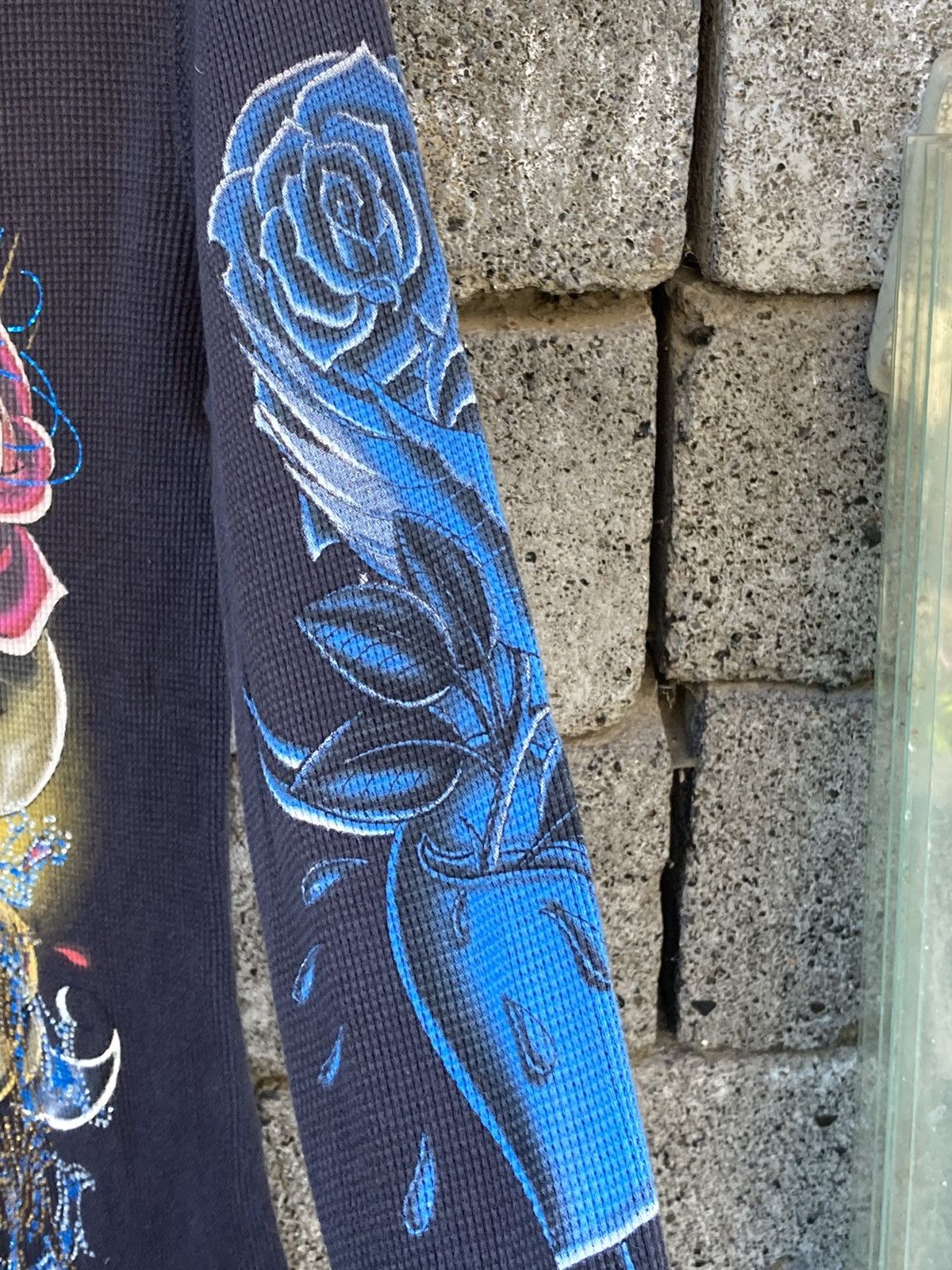 Christian Audigier × Ed Hardy × Vintage Christian Audigier snake skulls rhinestones long sleeve Size US M / EU 48-50 / 2 - 5 Thumbnail
