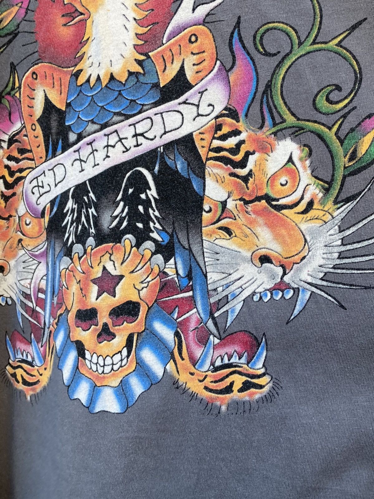 Christian Audigier × Ed Hardy Ed Hardy by Christian Audigier eagle grey long sleeve Size US L / EU 52-54 / 3 - 7 Thumbnail