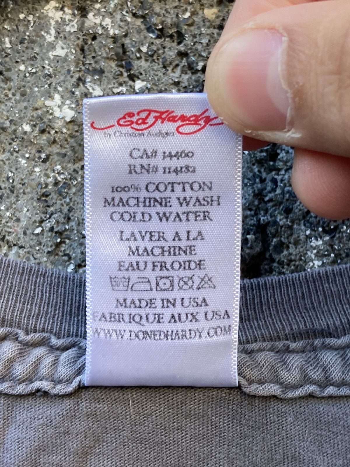 Christian Audigier × Ed Hardy Ed Hardy by Christian Audigier eagle grey long sleeve Size US L / EU 52-54 / 3 - 13 Thumbnail