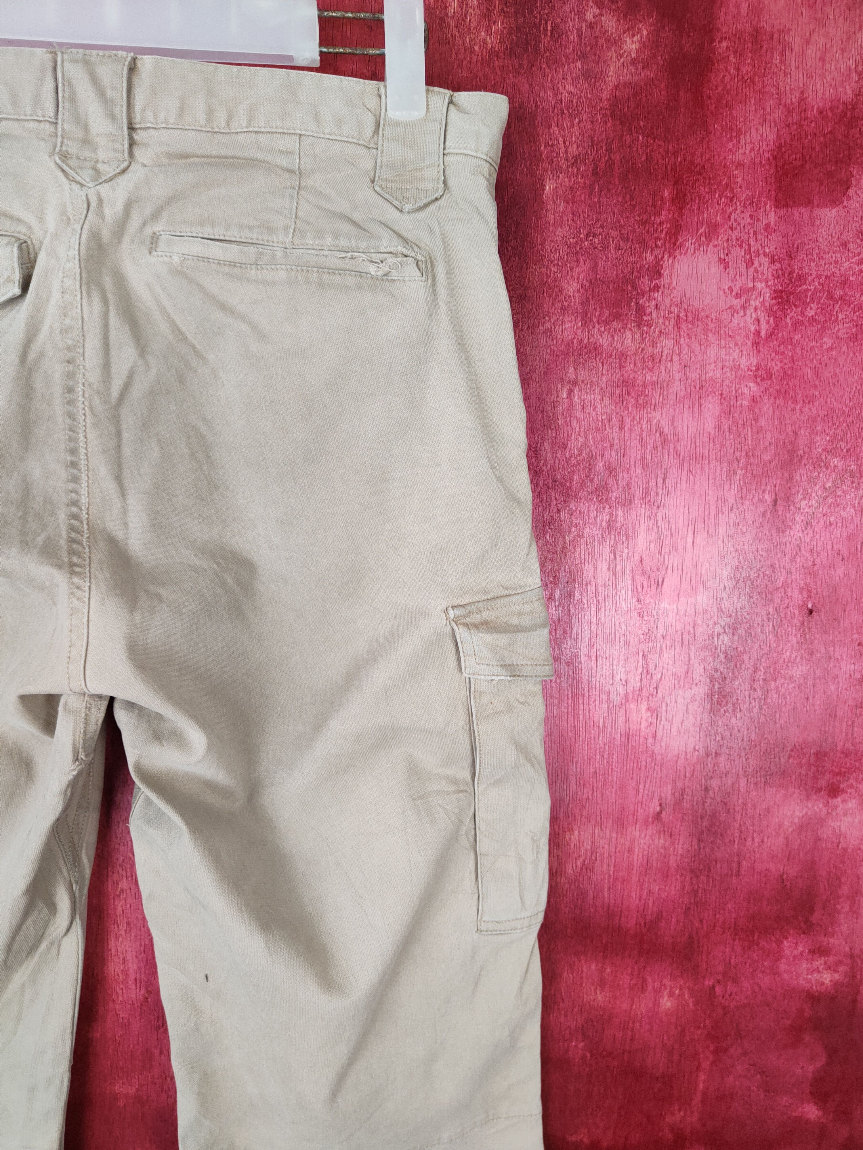 Japanese Brand × Vintage Japanese Brand Brown Multi Pocket Tactical Pants #4917 Size US 31 - 11 Thumbnail