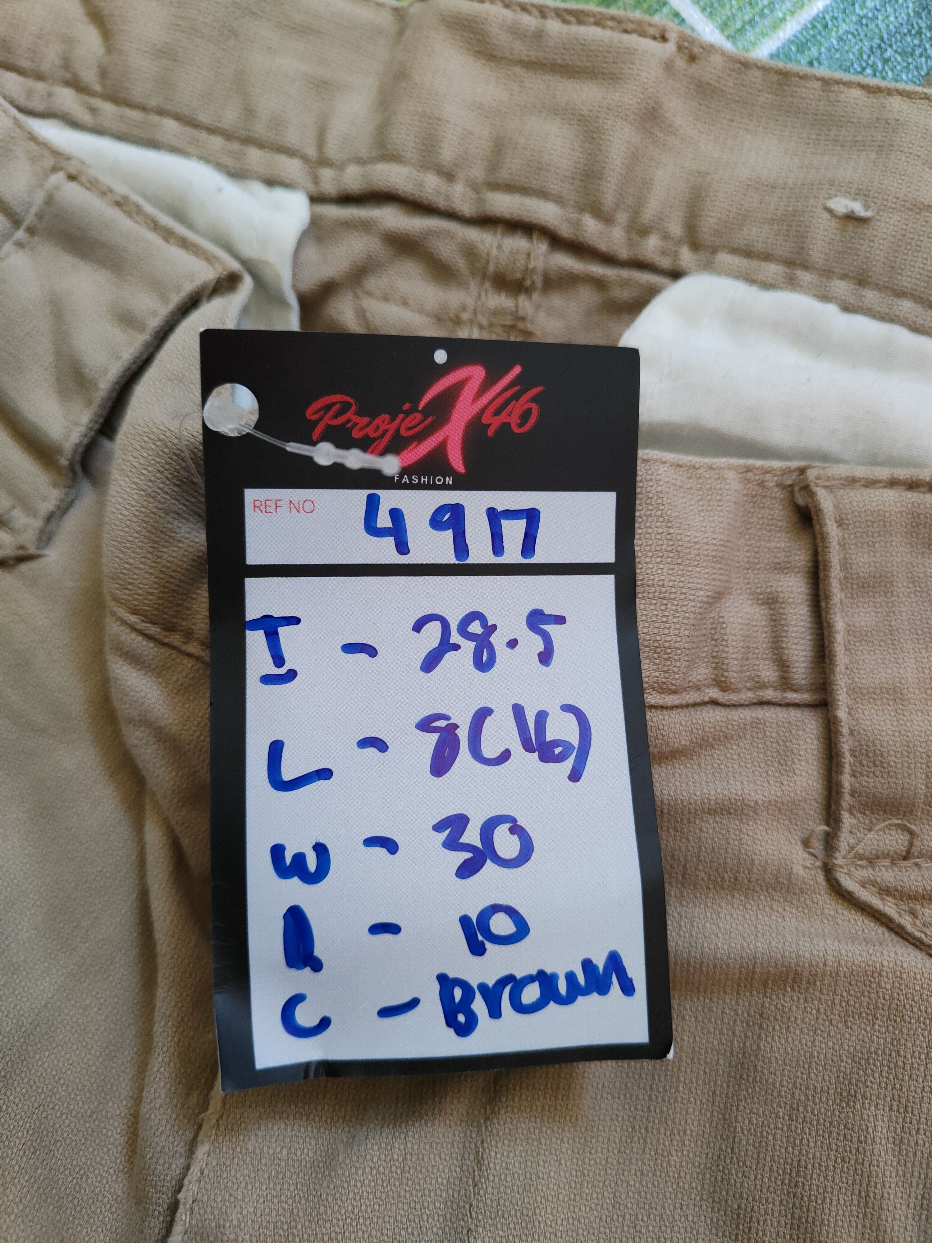Japanese Brand × Vintage Japanese Brand Brown Multi Pocket Tactical Pants #4917 Size US 31 - 14 Thumbnail