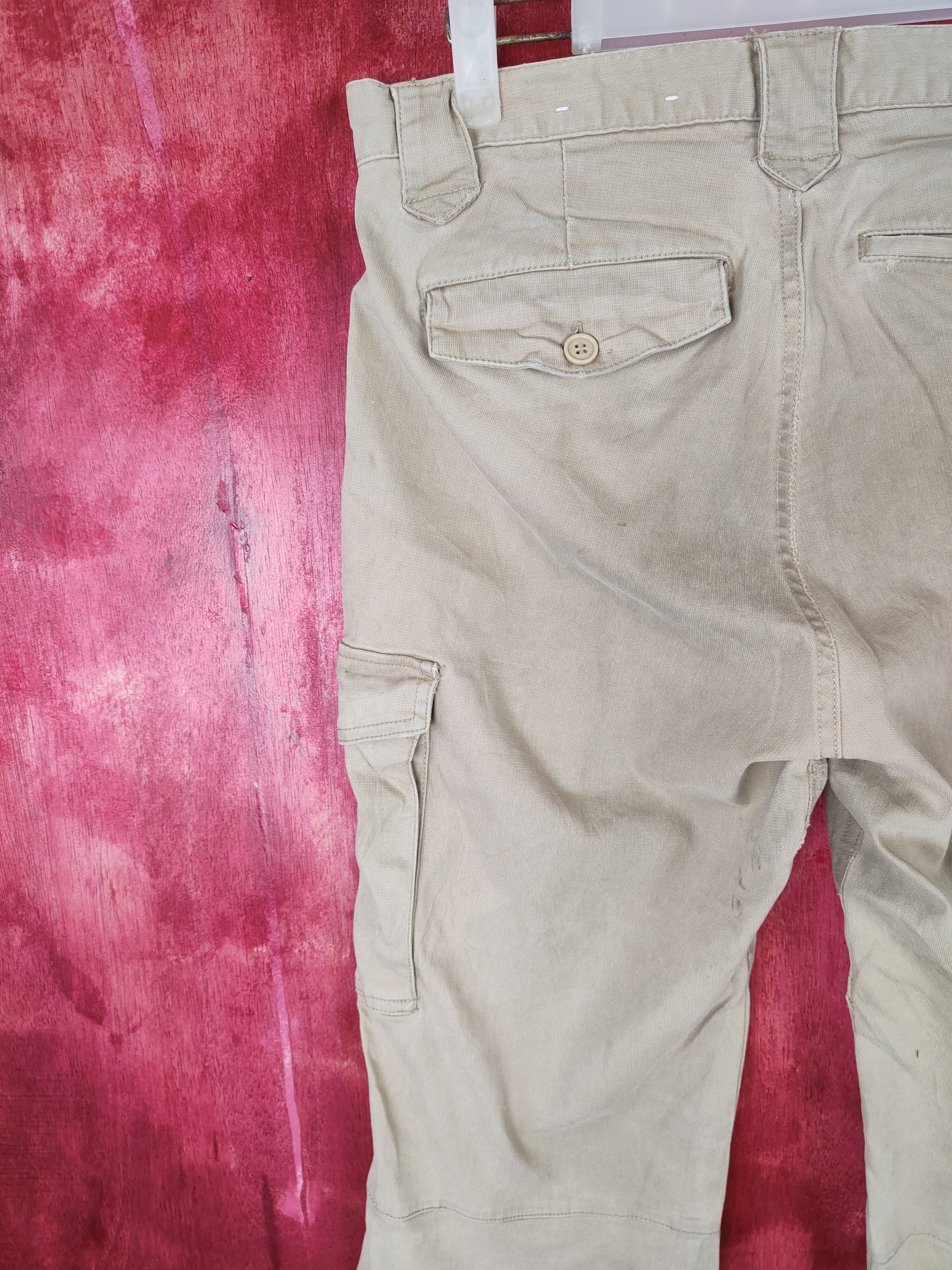 Japanese Brand × Vintage Japanese Brand Brown Multi Pocket Tactical Pants #4917 Size US 31 - 9 Thumbnail