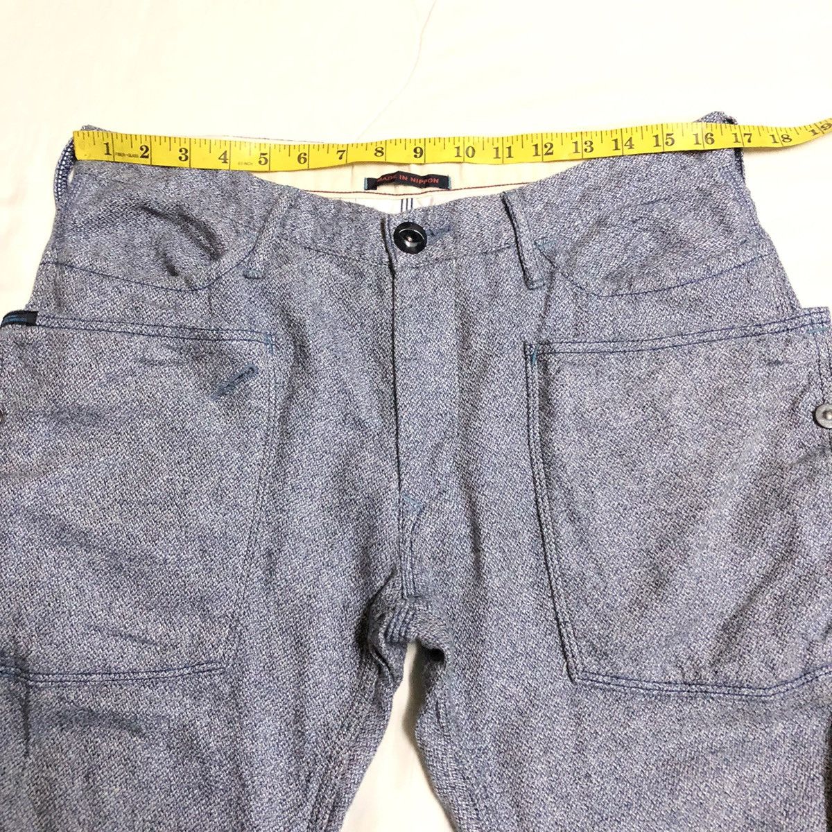 Japanese Brand Blue Way Japan Big Pocket Cropped Pant Size US 32 / EU 48 - 8 Thumbnail