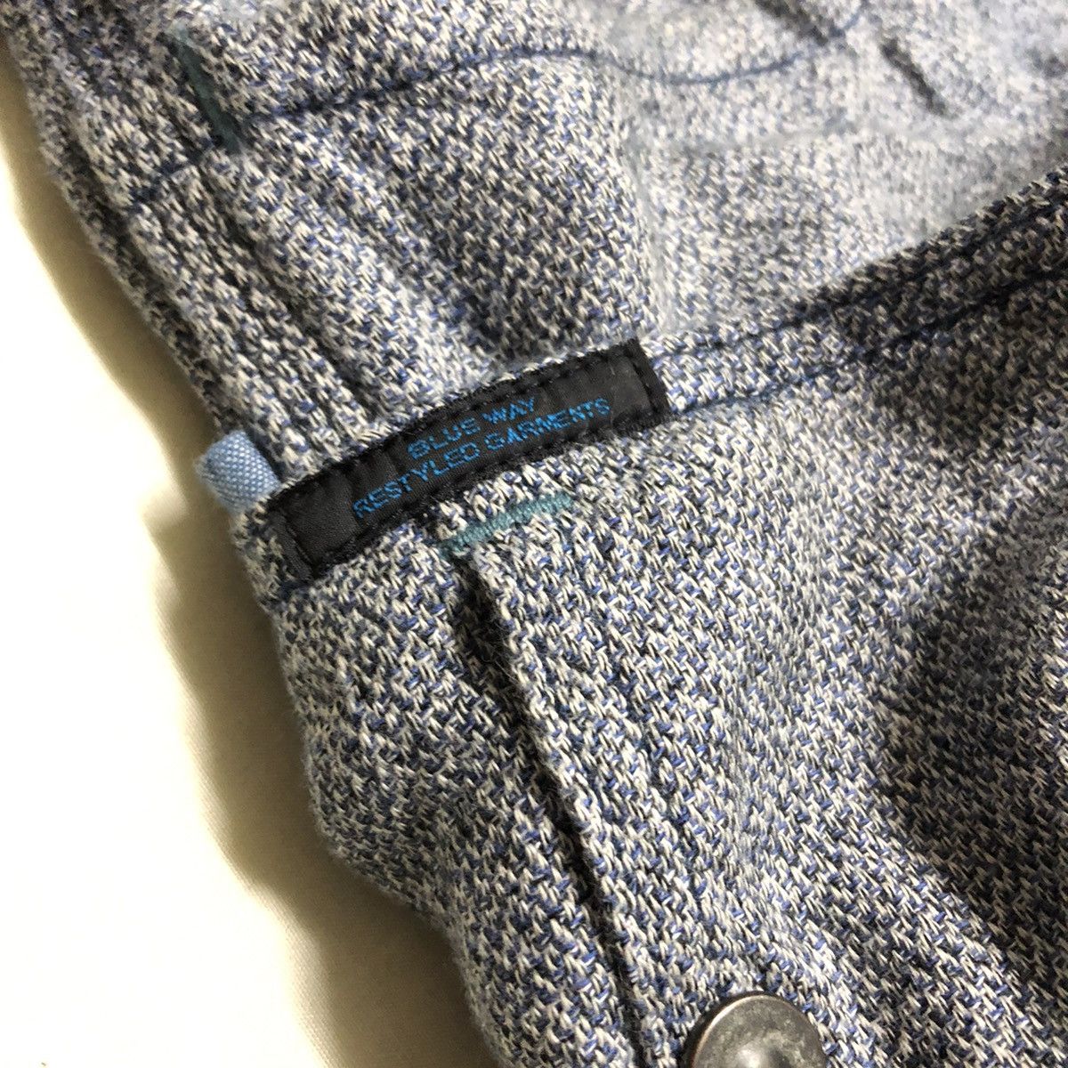 Japanese Brand Blue Way Japan Big Pocket Cropped Pant Size US 32 / EU 48 - 6 Thumbnail