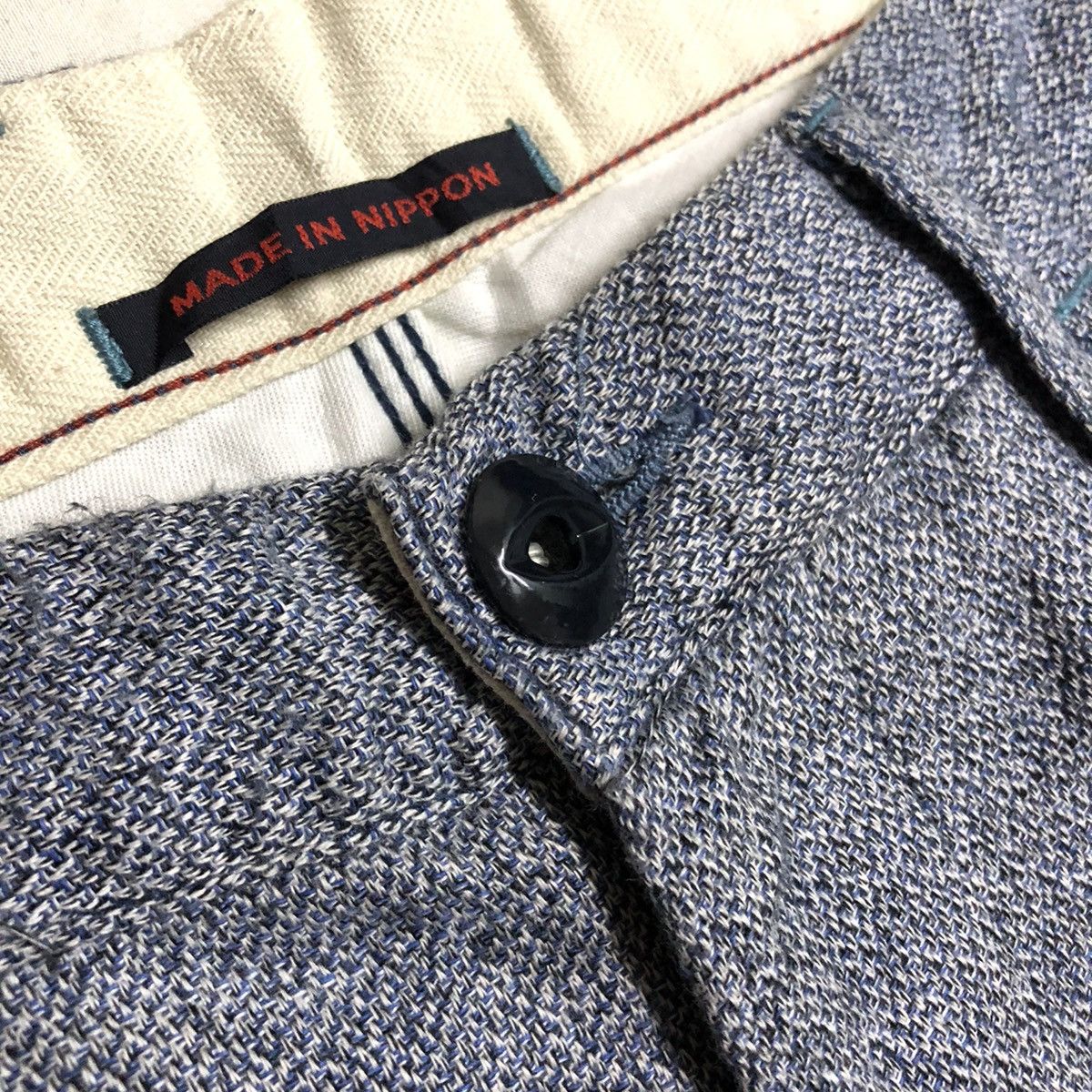 Japanese Brand Blue Way Japan Big Pocket Cropped Pant Size US 32 / EU 48 - 4 Thumbnail