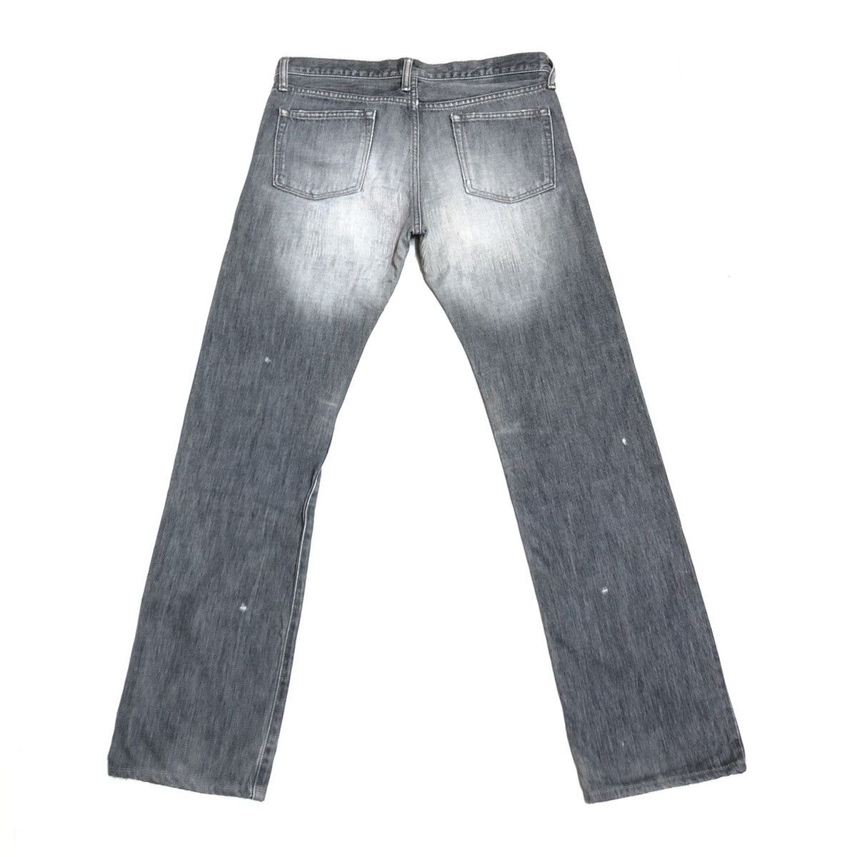 Japanese Brand Green Japan Distressed Selvedge Denim Size US 31 - 14 Thumbnail